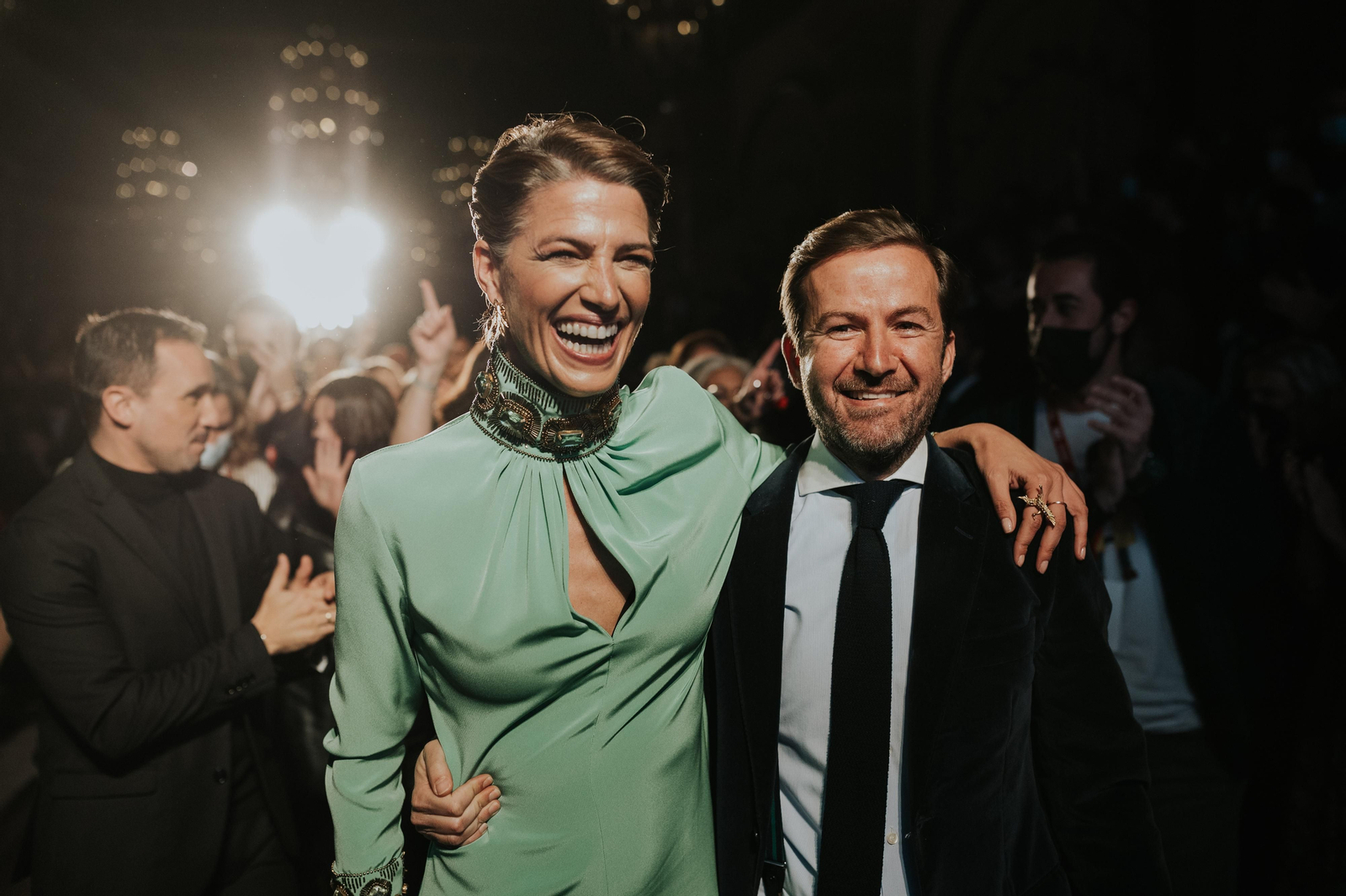 Laura Sánchez y Javier Villa en el desfile final de la X edición de We Love Flamenco.