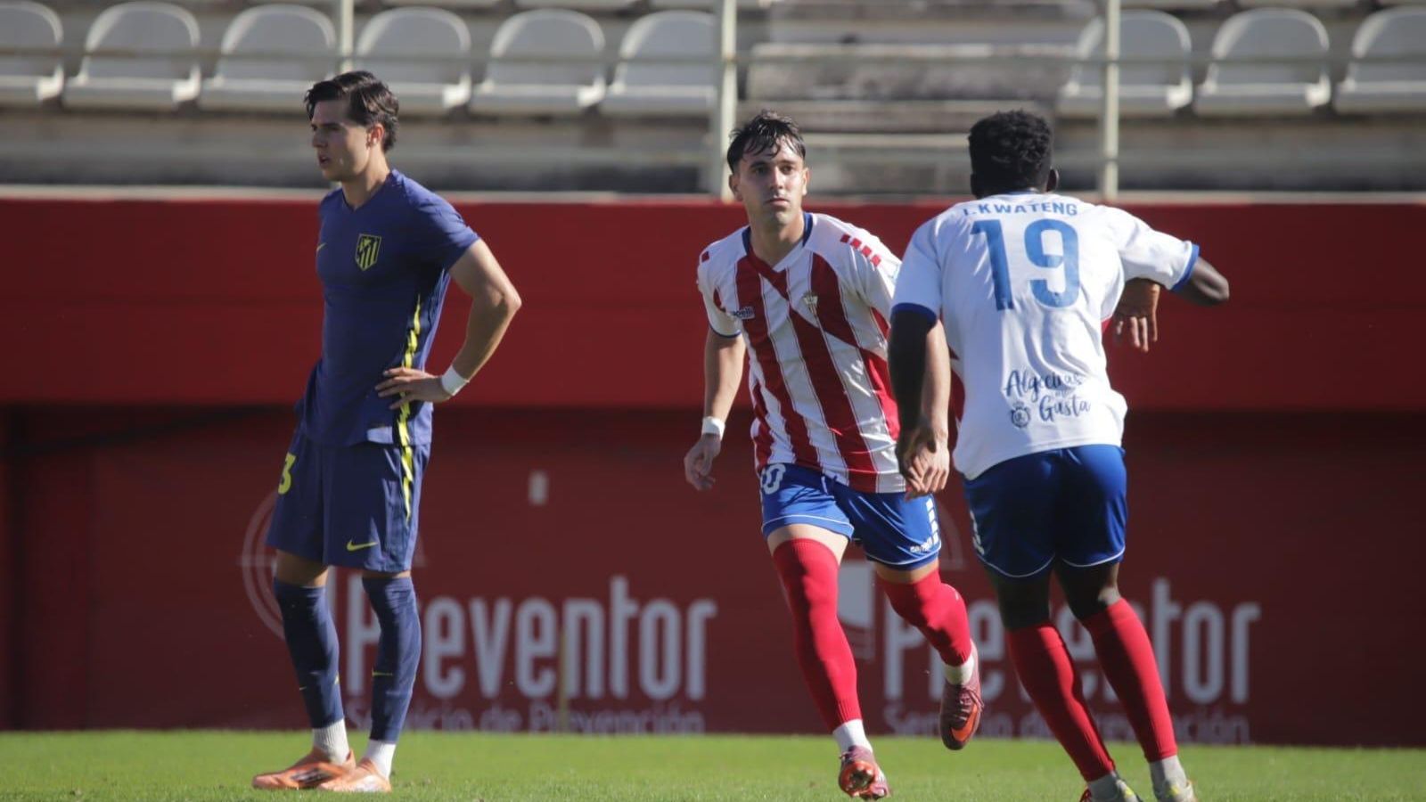 Dani Garrido, tras su golazo al Atlético Madrileño.