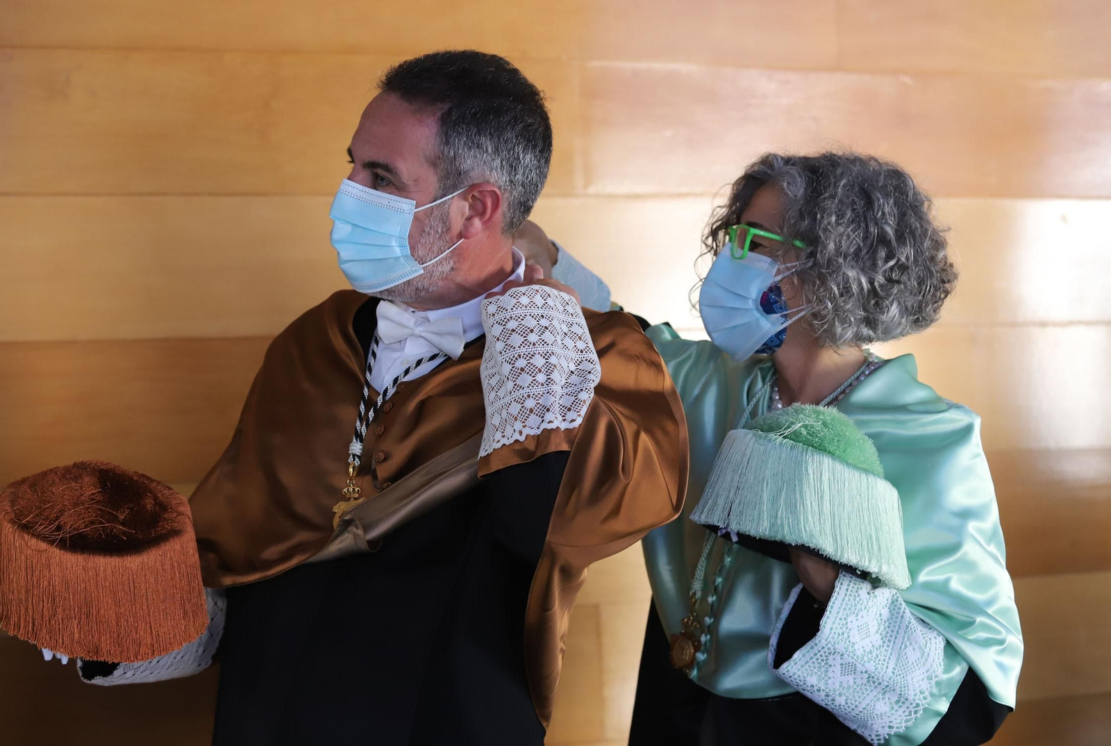 Imágenes del acto en la Universidad de Huelva del 33º aniversario del 3-M