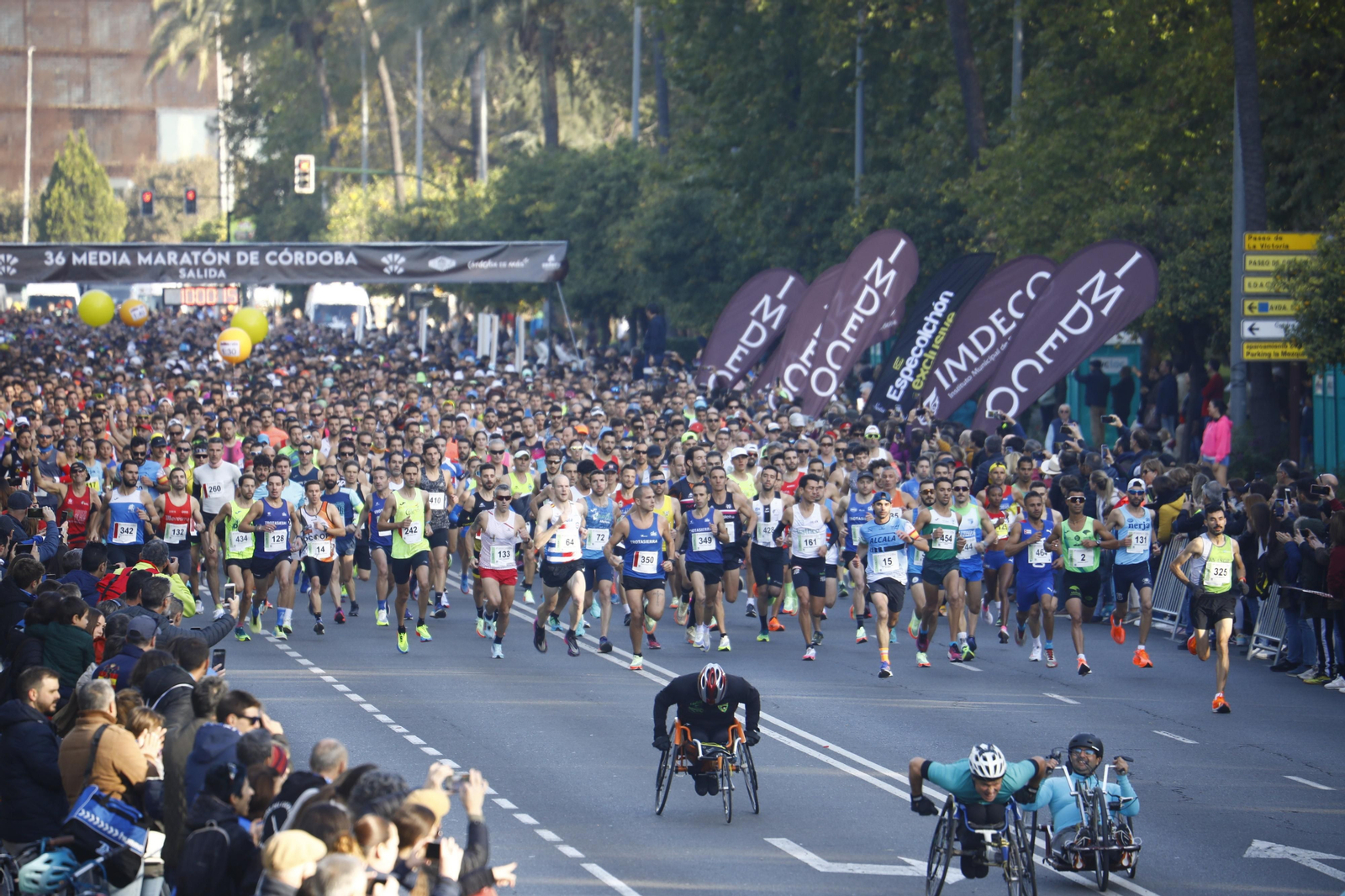 Las imágenes de la salida de la 36 Media Maratón de Córdoba