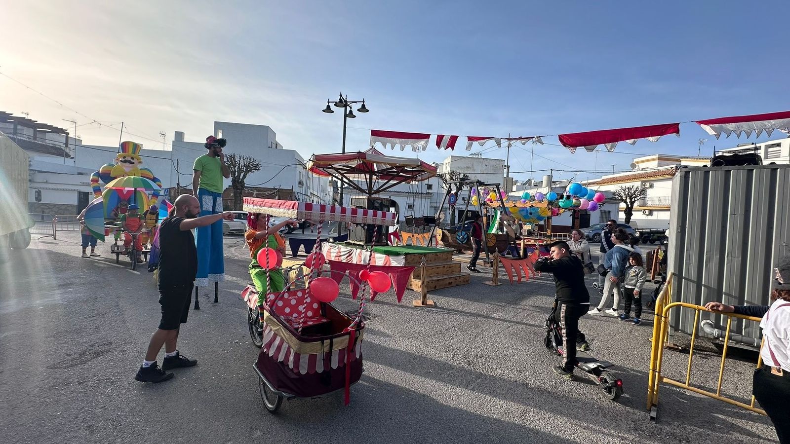Inauguración del mercado circense carnavalesco de Barbate