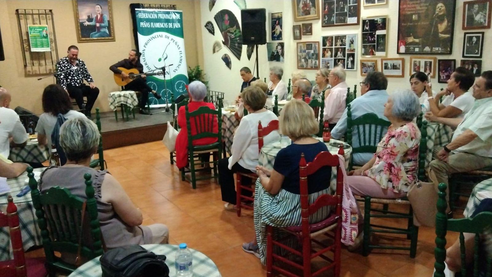 Última actuación de Alfredo Tejada en la Peña "Carmen Linares".