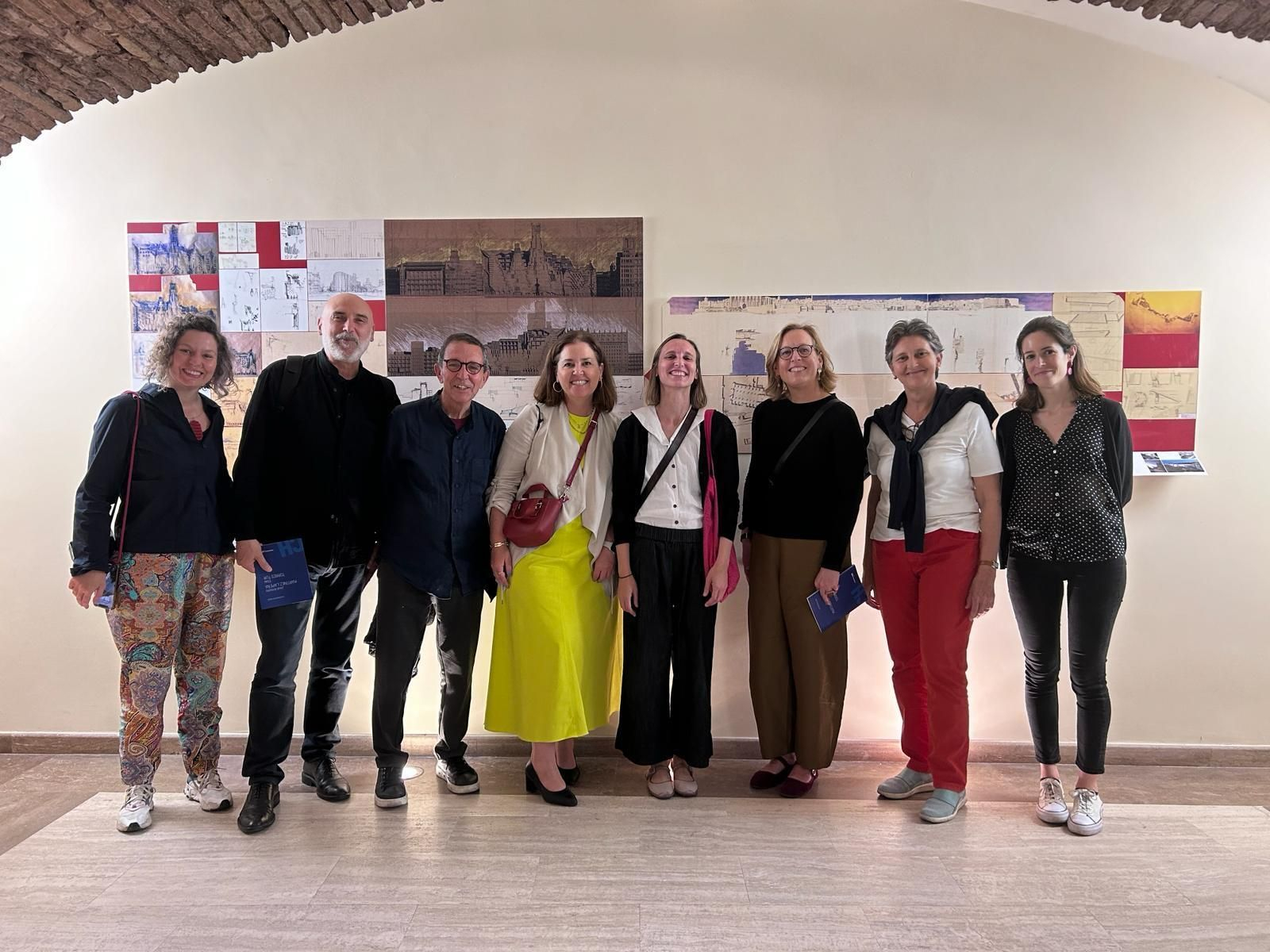 El Colegio de Arquitectos de Cádiz lleva su exposición ‘Dibujos para renovar’ a la Academia de España de Roma.