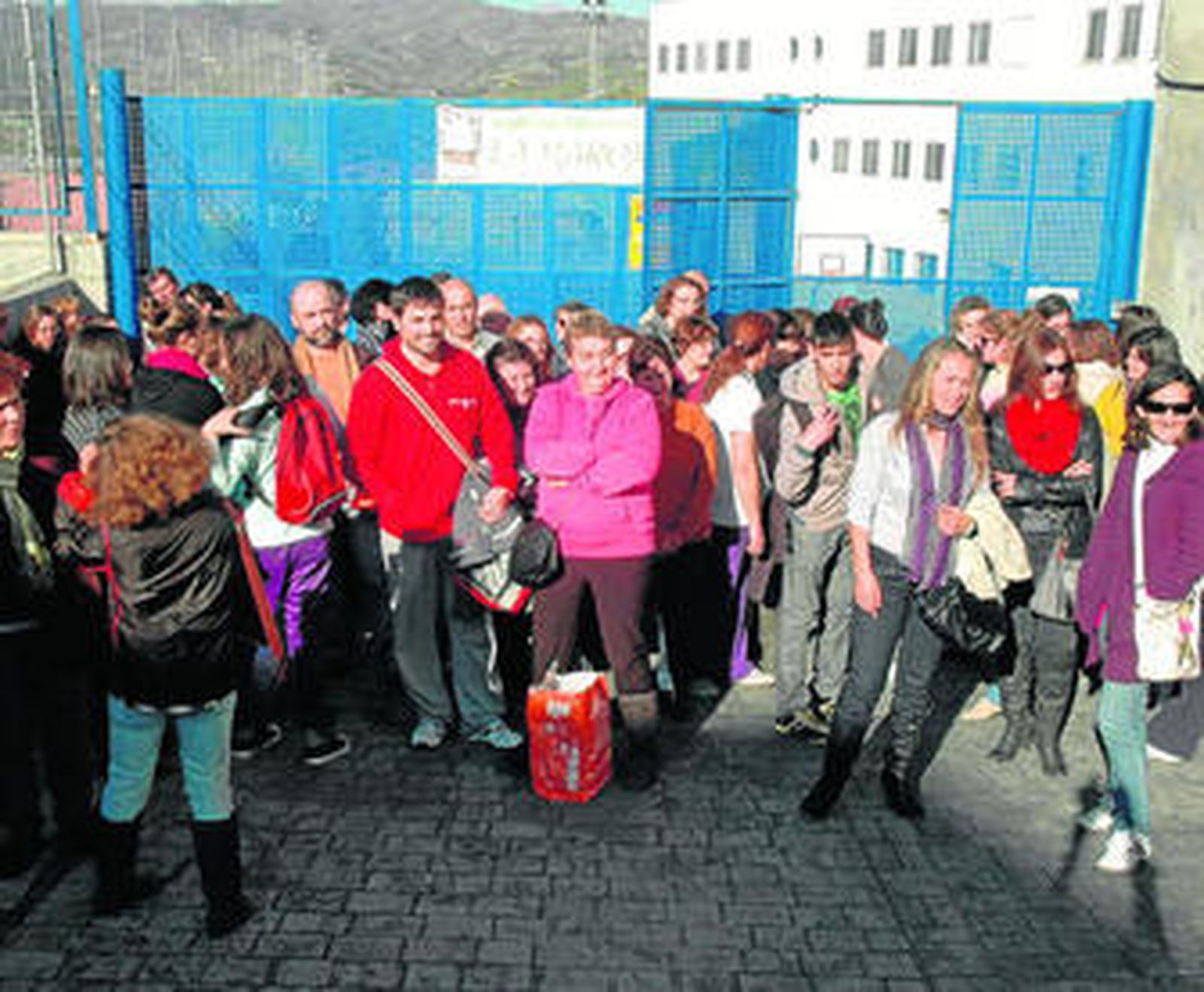 Imagen de archivo de las protestas de los padres de los alumnos del IES La Maroma.