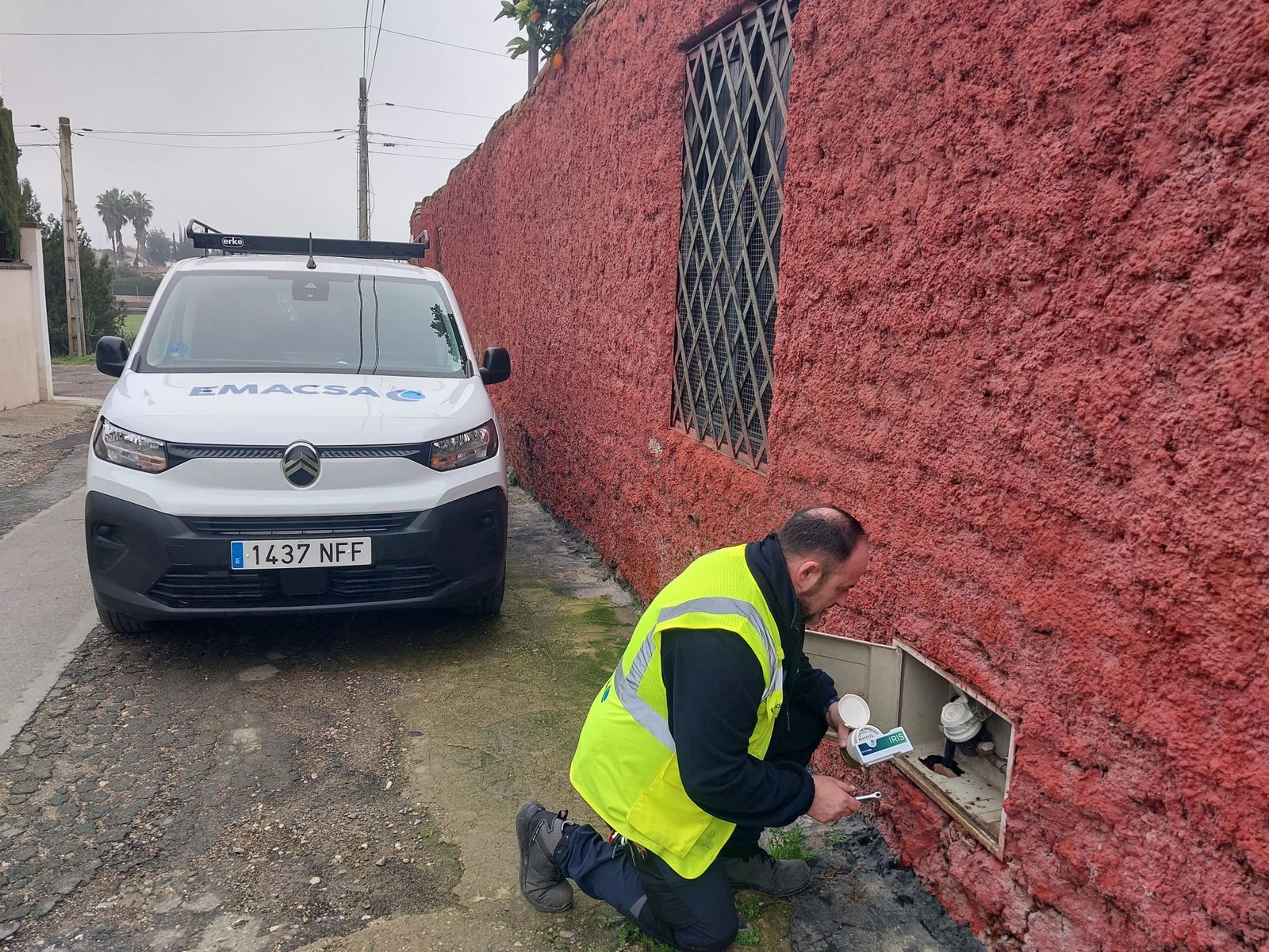 Un contador de telelectura de Emacsa.