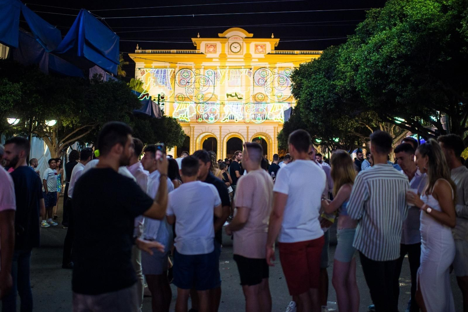 Las noches iluminadas en el Real de la Feria de Málaga (fotos)