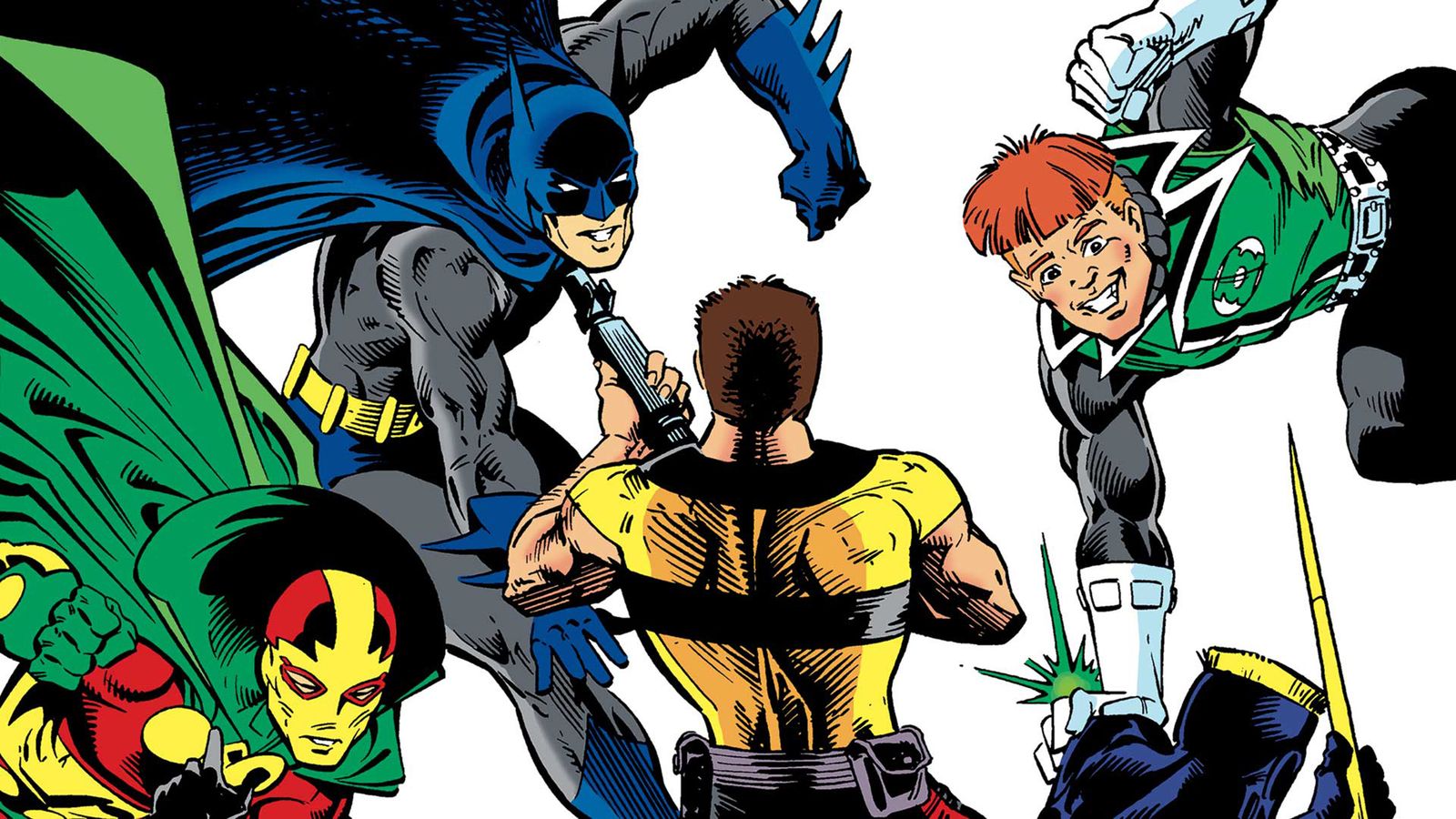 Varios de los personajes que aparecen en el cómic.