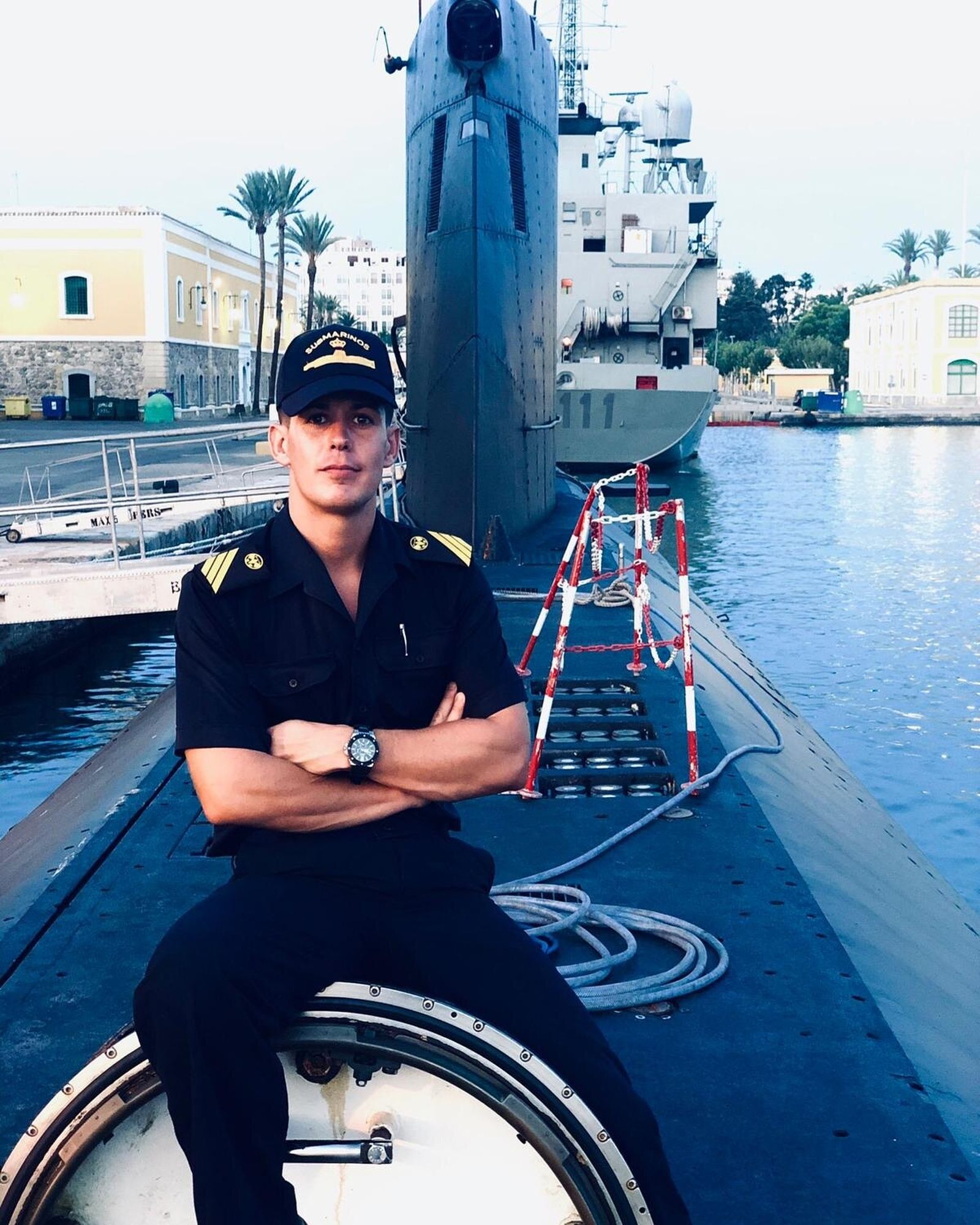 El protagonista de esta historia: el submarinista almeriense José Francisco López.