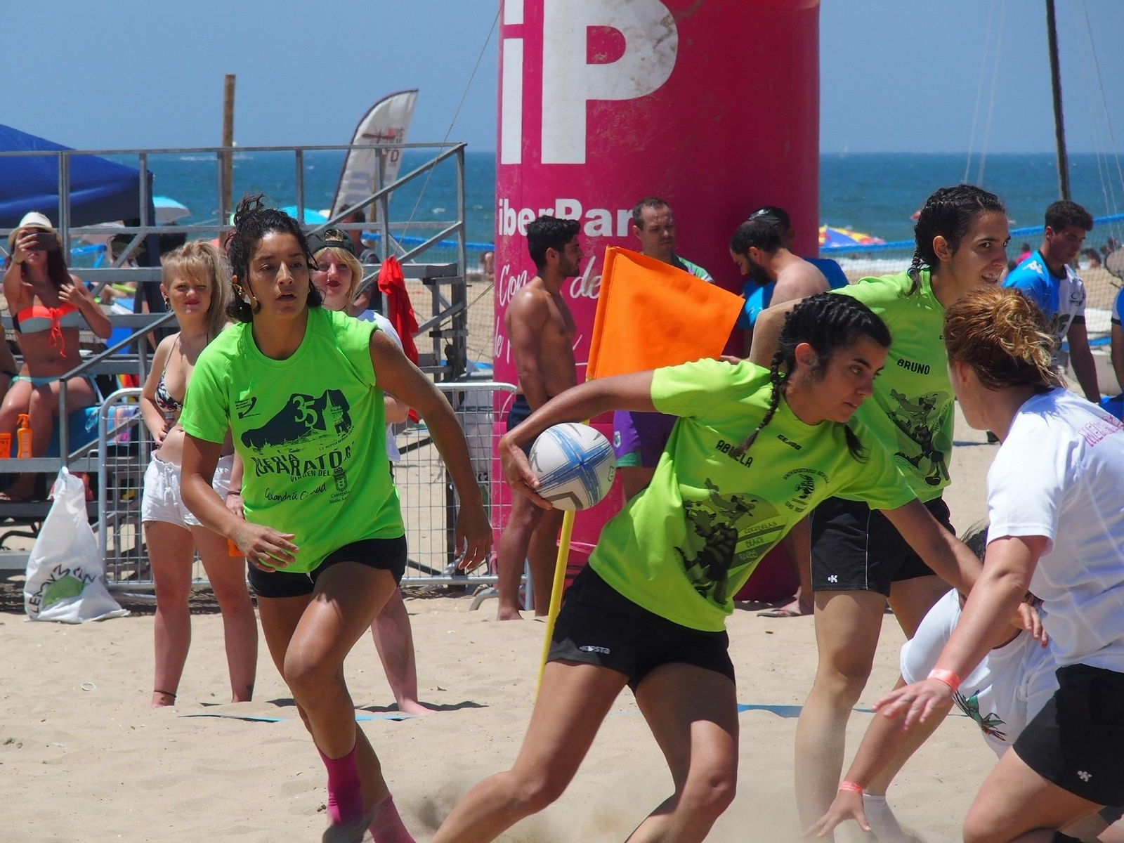 Gran torneo de rugby playa