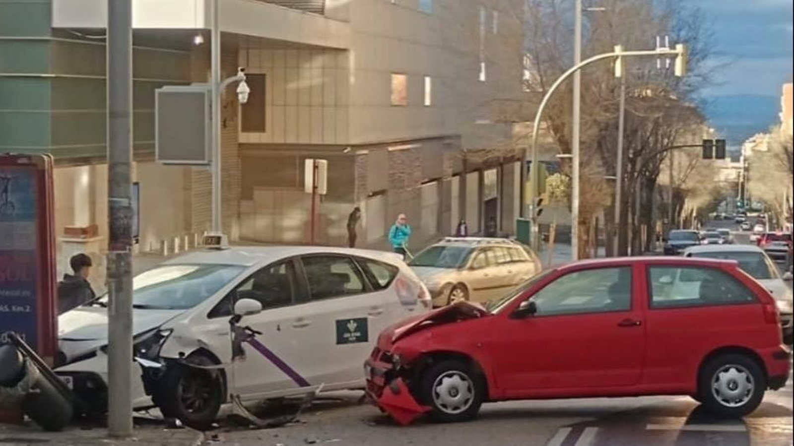 Imágenes del accidente.