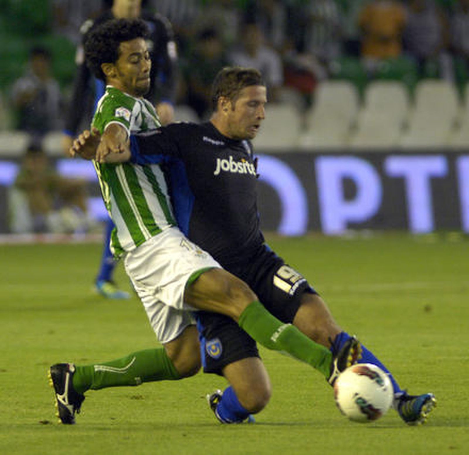 Imágenes del partido entre el Real Betis y el Portsmouth inglés.

Foto: Manuel Gómez