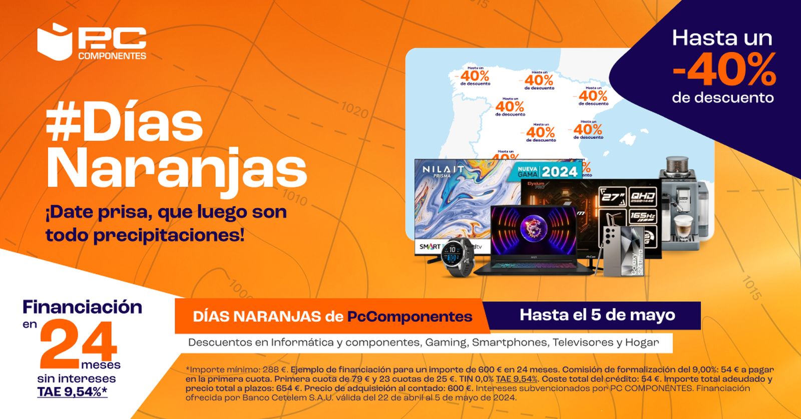 5 chollos que no puedes dejar escapara en los Días Naranjas de PcComponentes: ¡descuentos de hasta el 40%!
