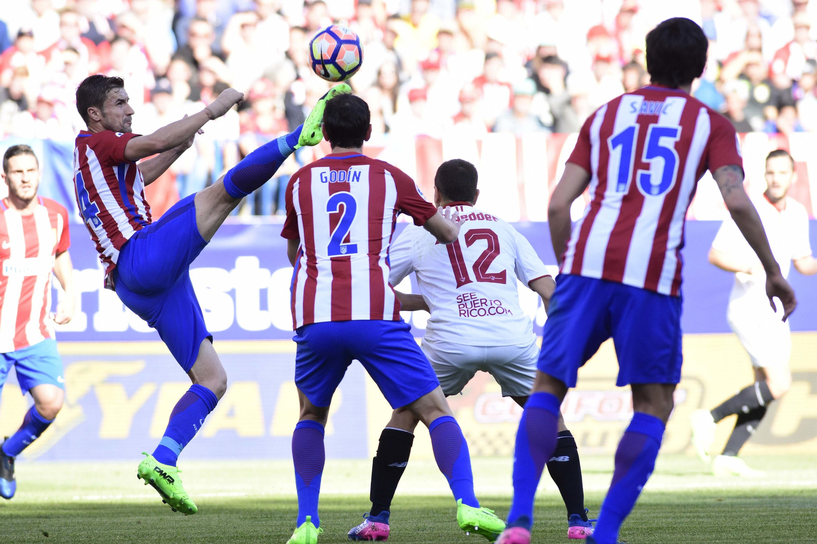 El Atlético de Madrid-Sevilla FC, en imágenes