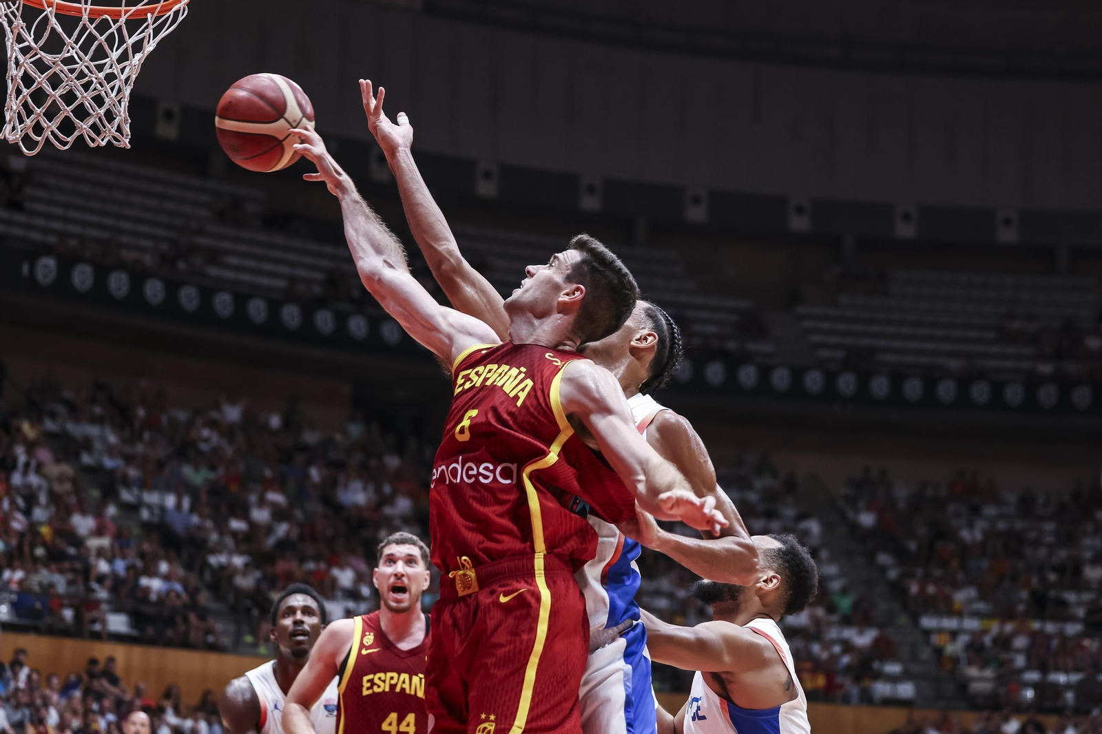 Las fotos del España - Francia de baloncesto