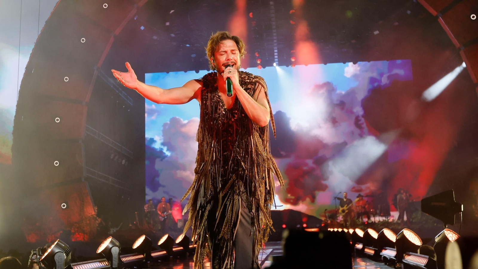 Manuel Carrasco, durante su último concierto en la Cartuja el pasado mes de mayo