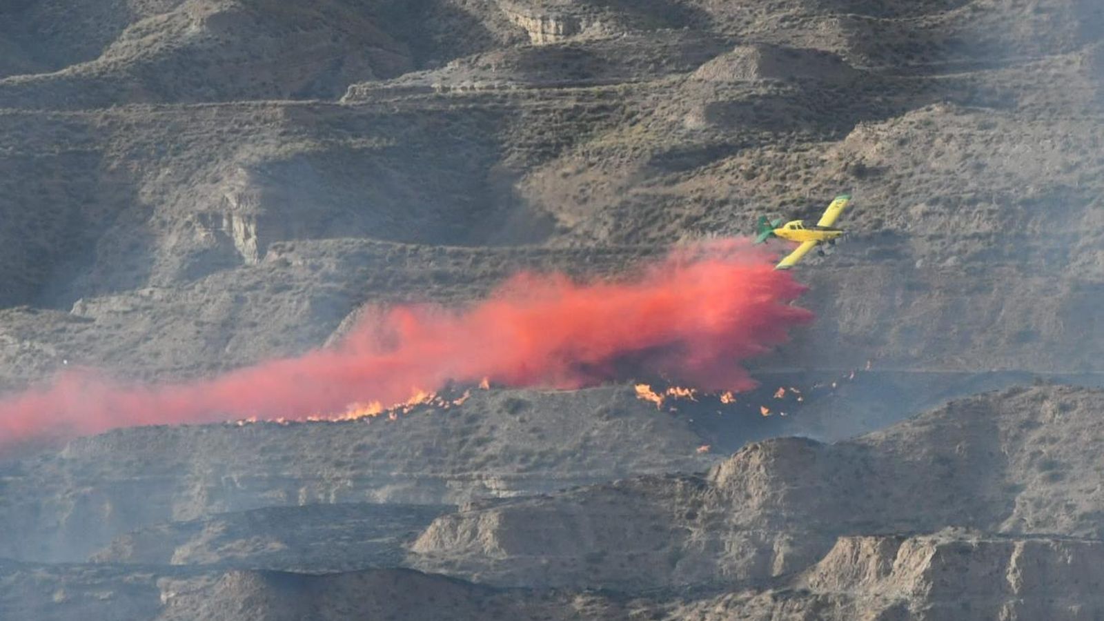 Declarado un nuevo incendio forestal en Gorafe