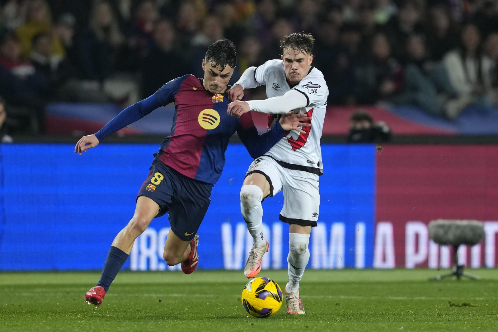 Las fotos del polémico Barcelona - Rayo Vallecano