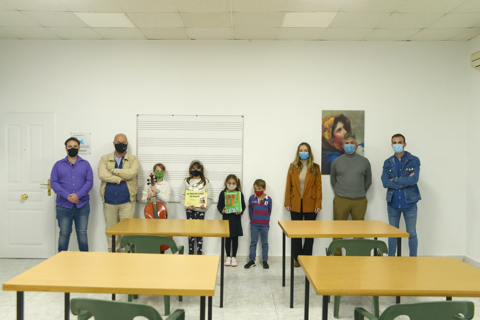 Fotos de la escuela de música de la barriada de La piñera