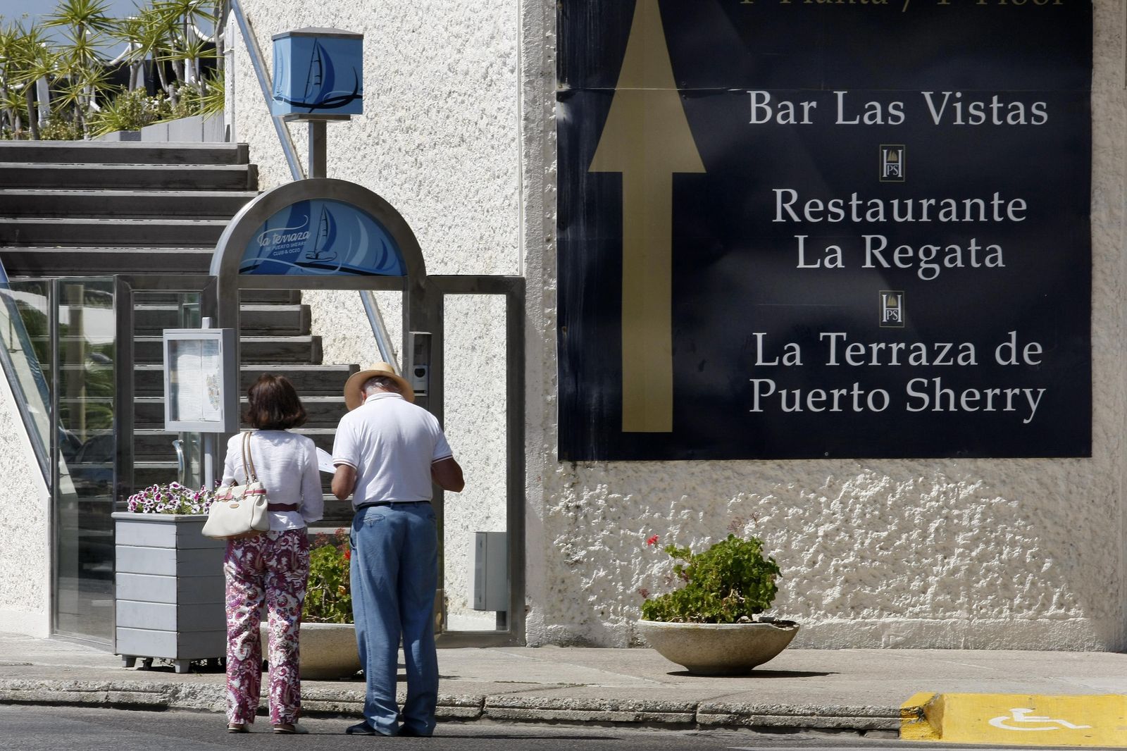 El hotel de Puerto Sherry es uno de los que está al completo estos días.