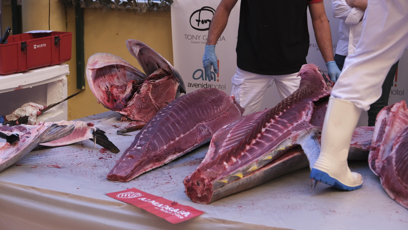 Jornadas del ronqueo del atún de almadraba en el Espacio Gastronómico Tony García, en Almería