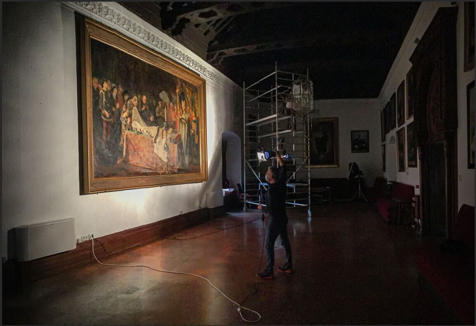 'El príncipe de Viana' se restaurará en el propio Hospital Real.