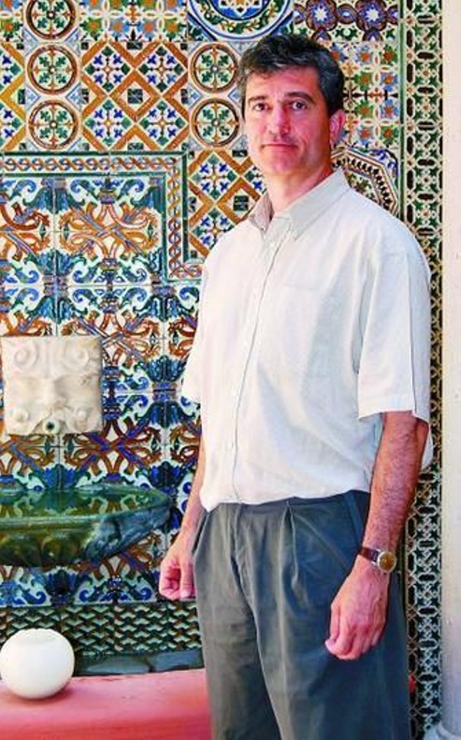 Guillermo Fesser, ayer en Sevilla, donde presentó su libro.