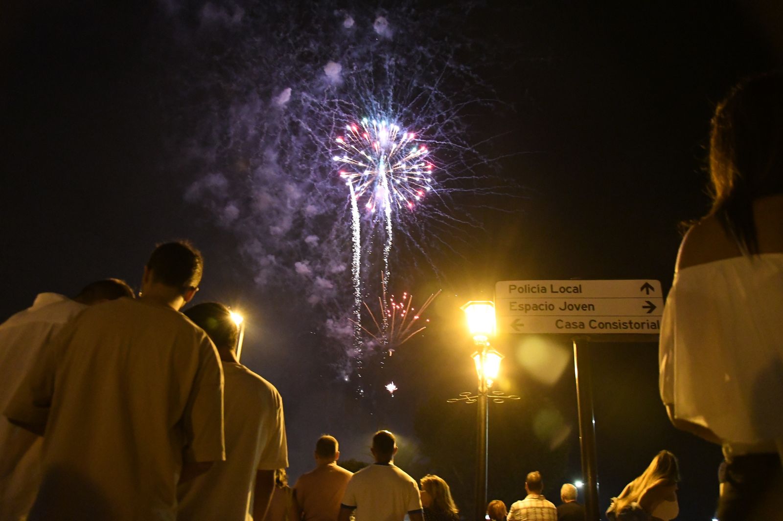 Fuegos artificiales de la Feria de San Roque 2023