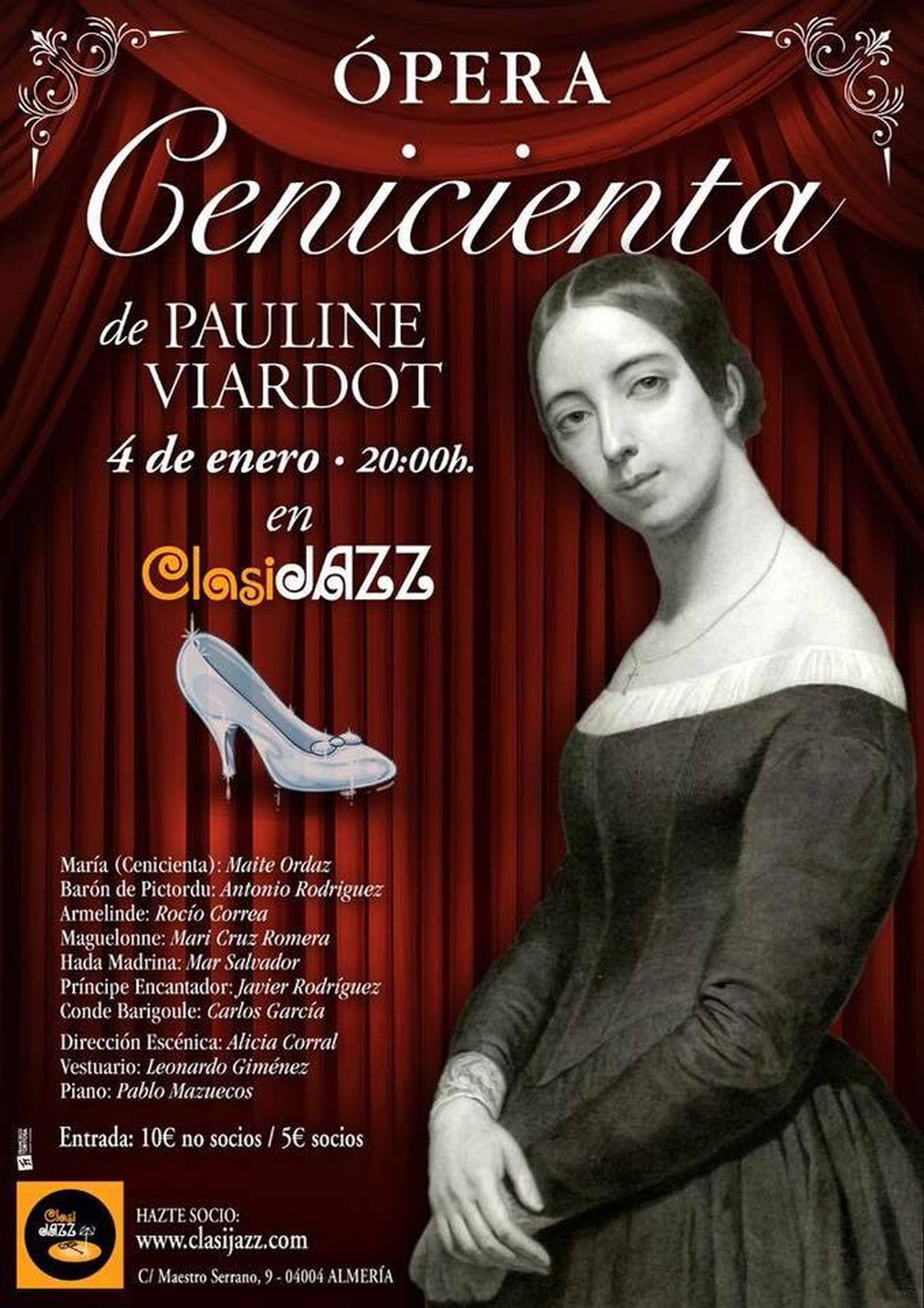 Cartel de la ópera que se estrena hoy en Clasijazz