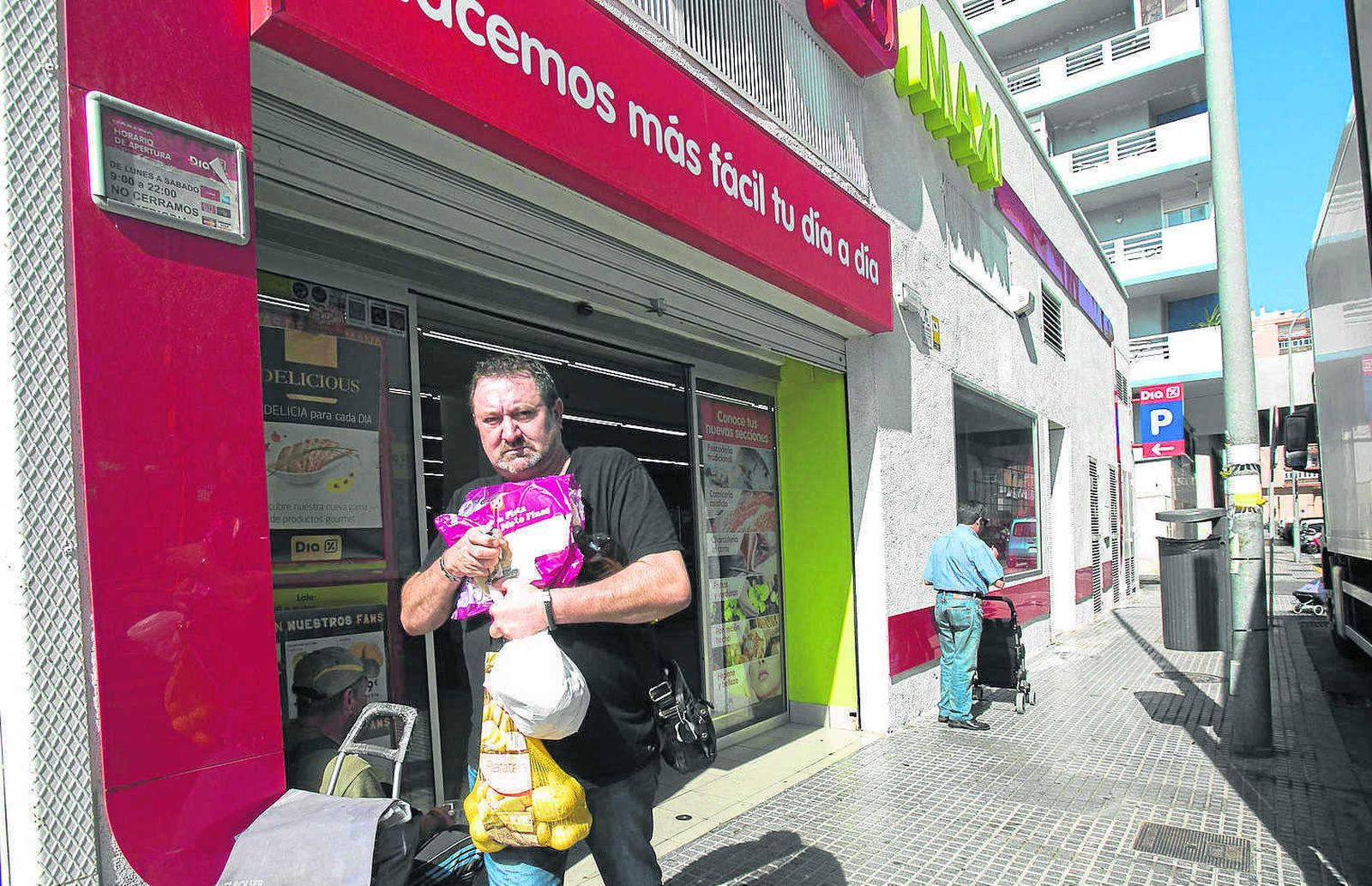 Supermercado Dia de Cádiz.