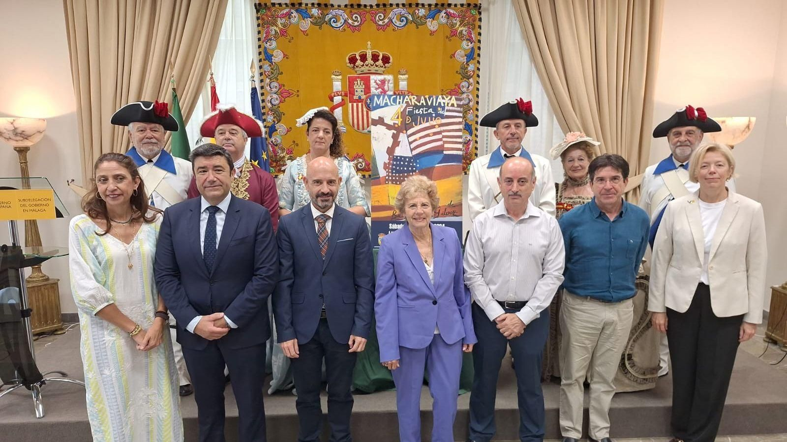 Presentación de las fiestas del 6 de julio en Macharaviaya.