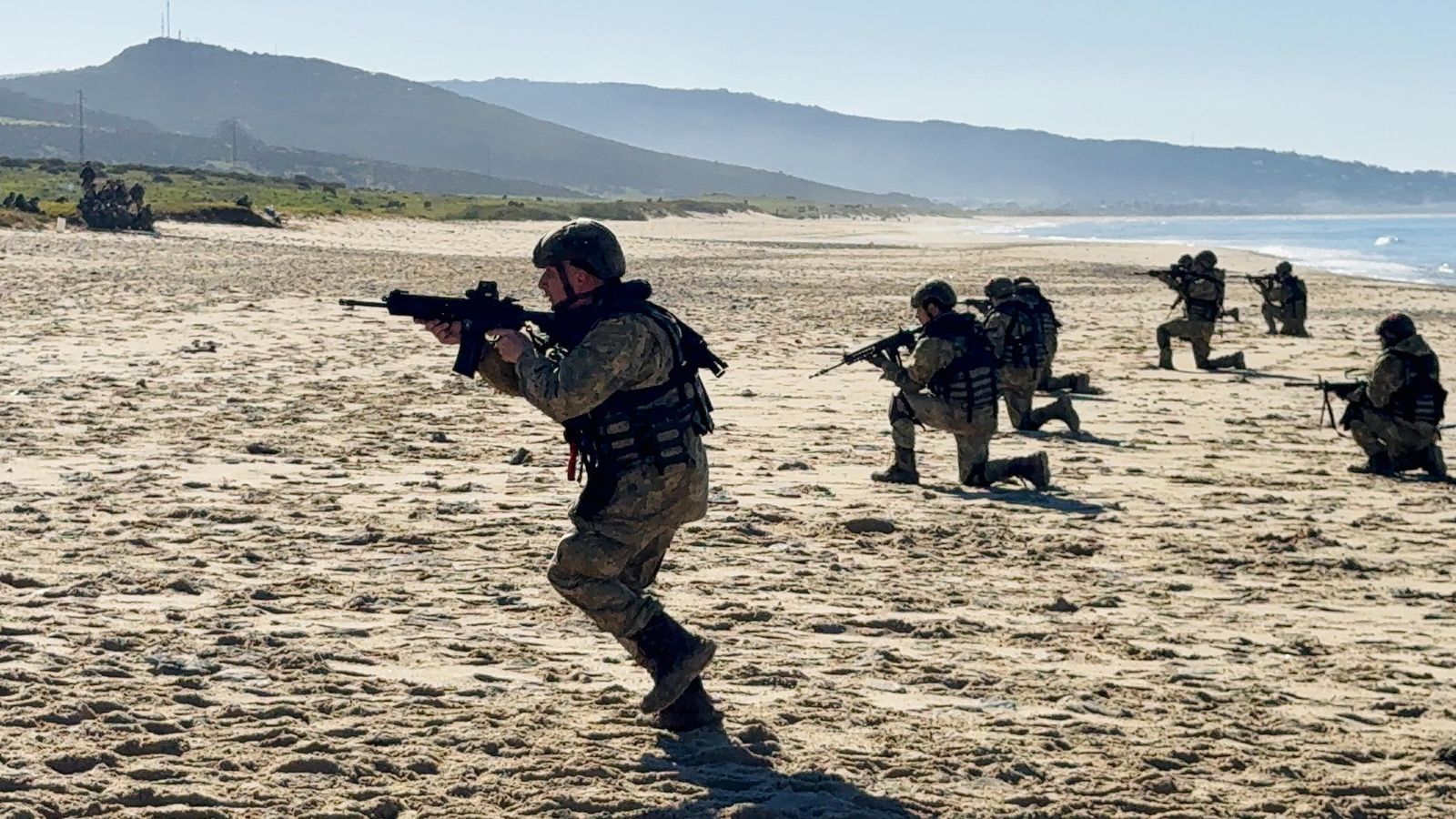 Las fotos del mayor ejercicio de los últimos años en el Estrecho de Gibraltar y el Golfo de Cádiz de la Armada y la OTAN