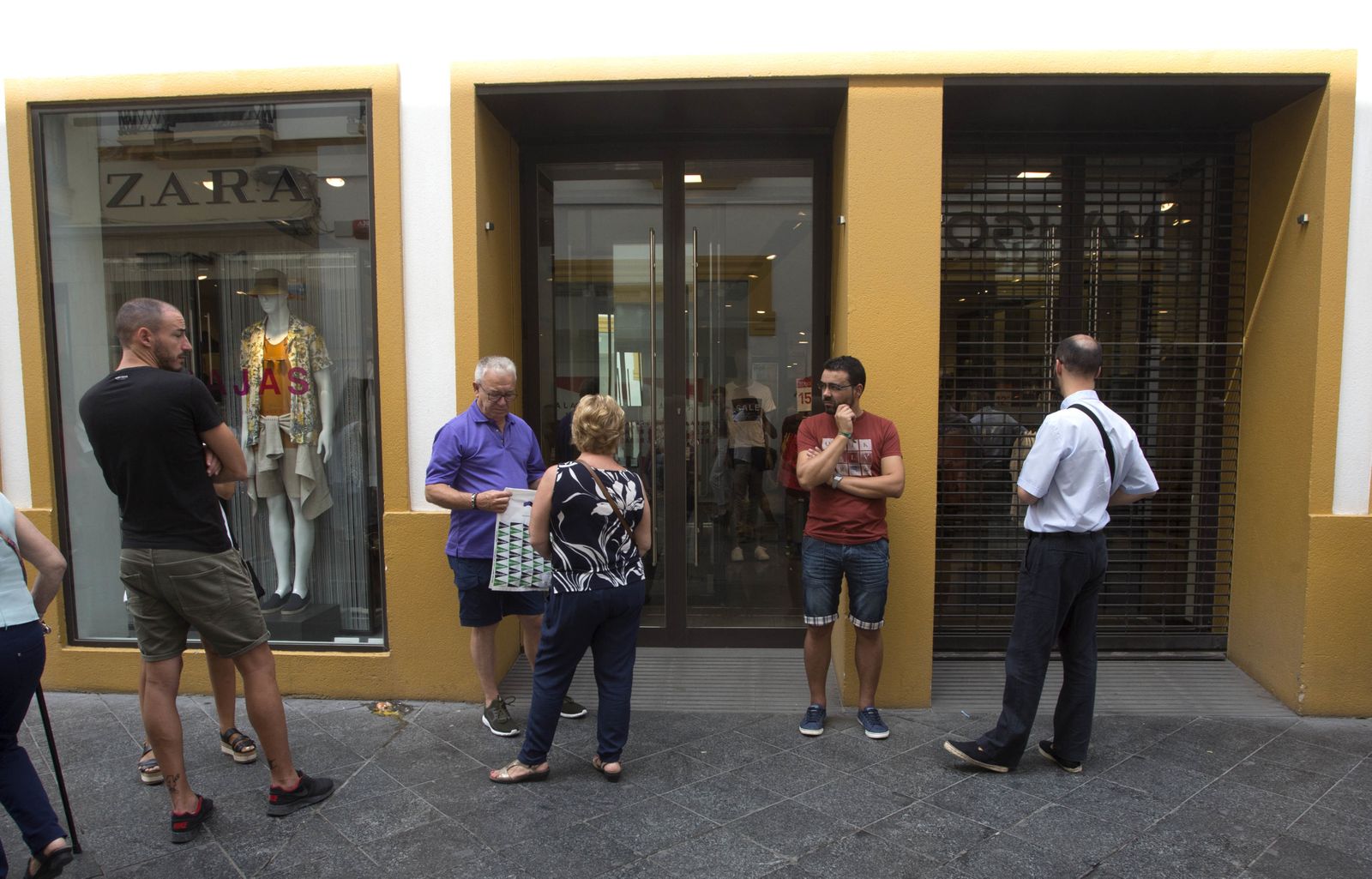 Las imágenes de la huelga del Comercio