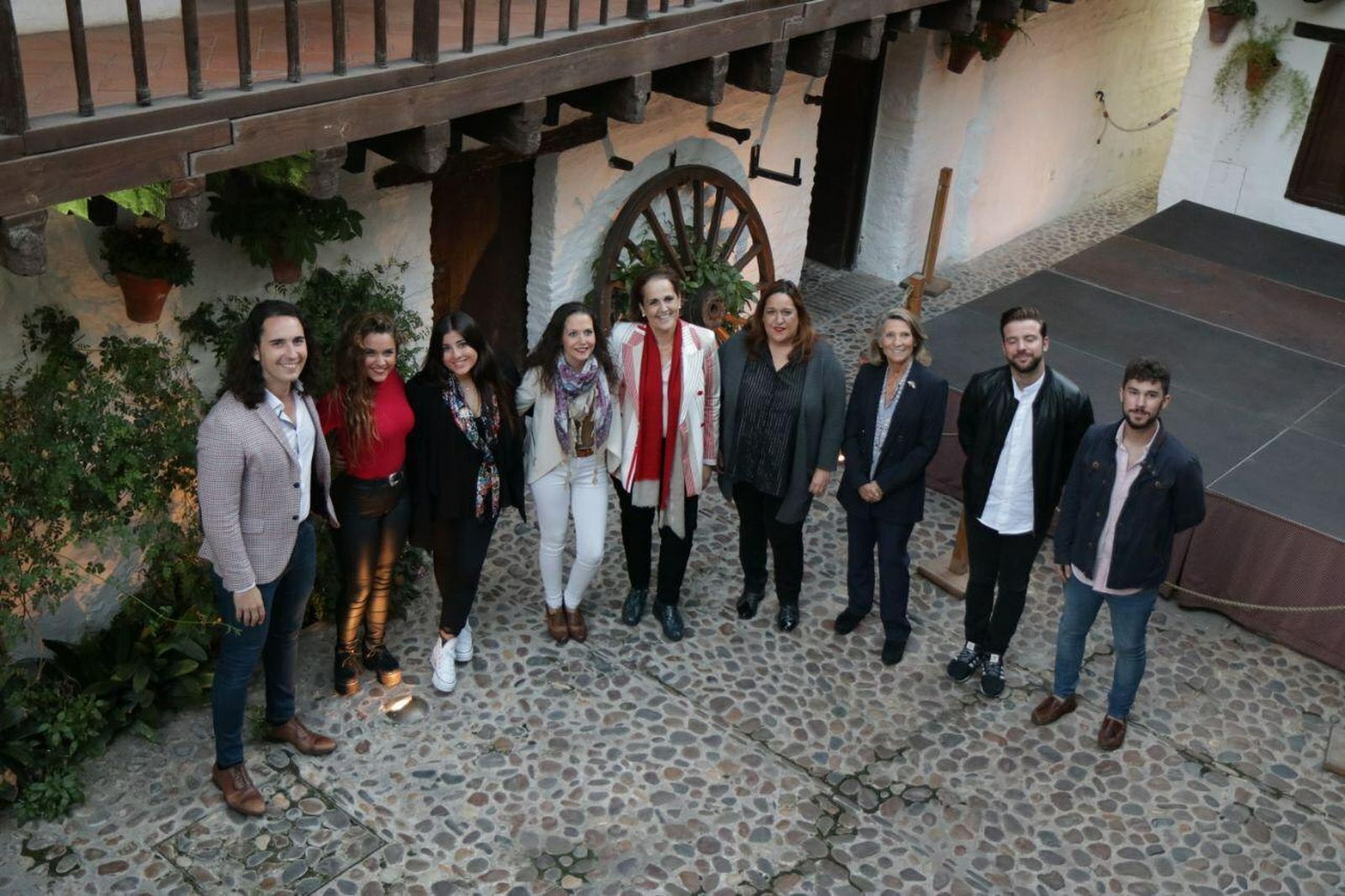 Presentación del encuentro, en la Posada del Potro.