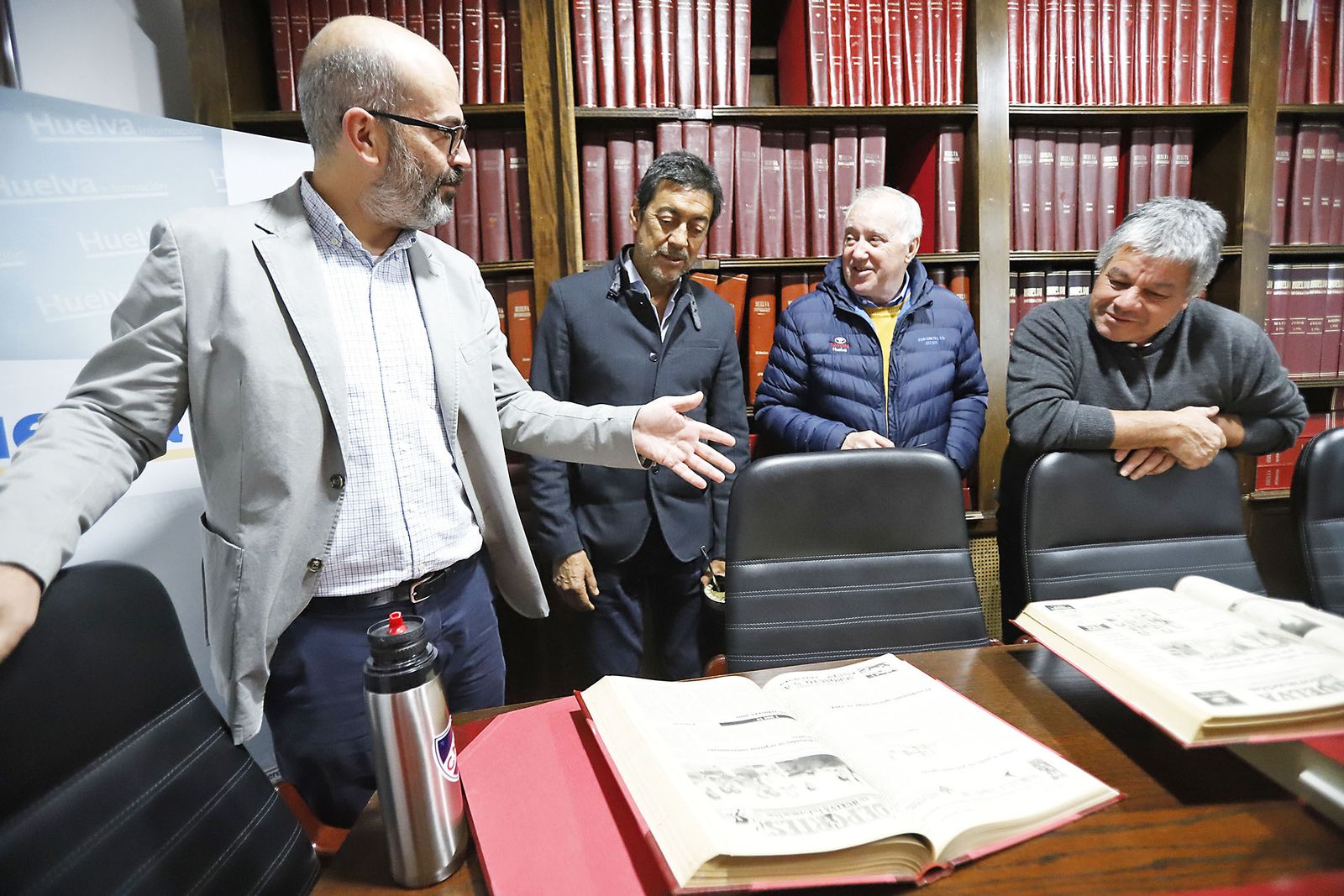 Imágenes de la emotiva visita de Luzardo y Alzugaray a Huelva Información