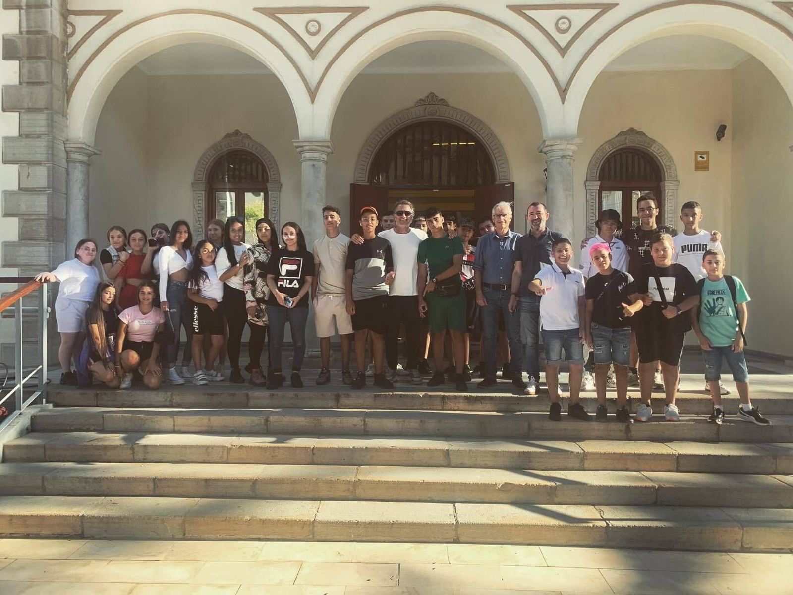 Menores participantes en el programa de asuntos sociales de La Línea.