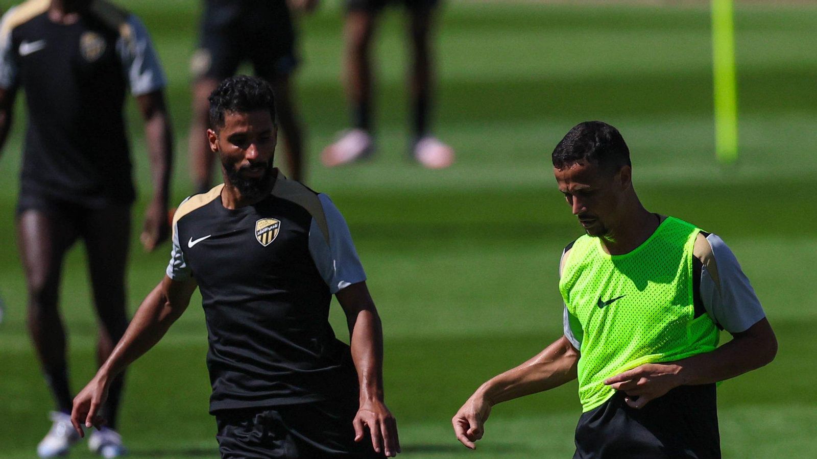 Luiz Felipe, en un entrenamiento con su equipo esta pretemporada