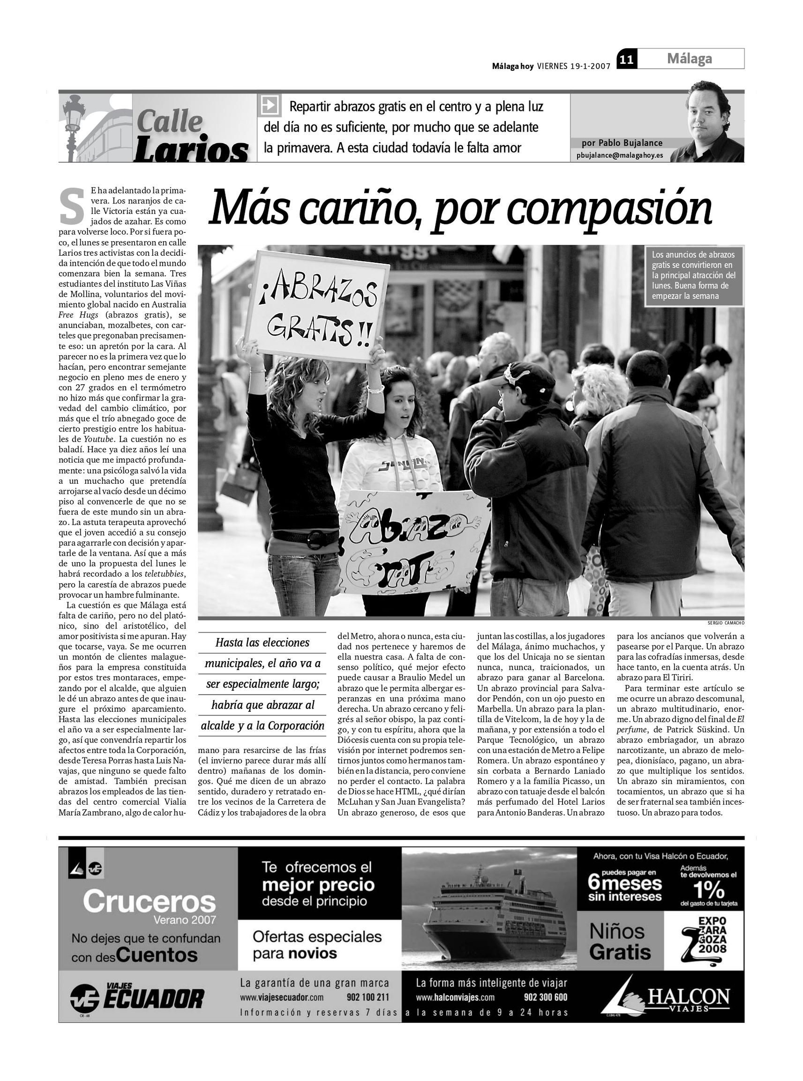 Más cariño por compasión.