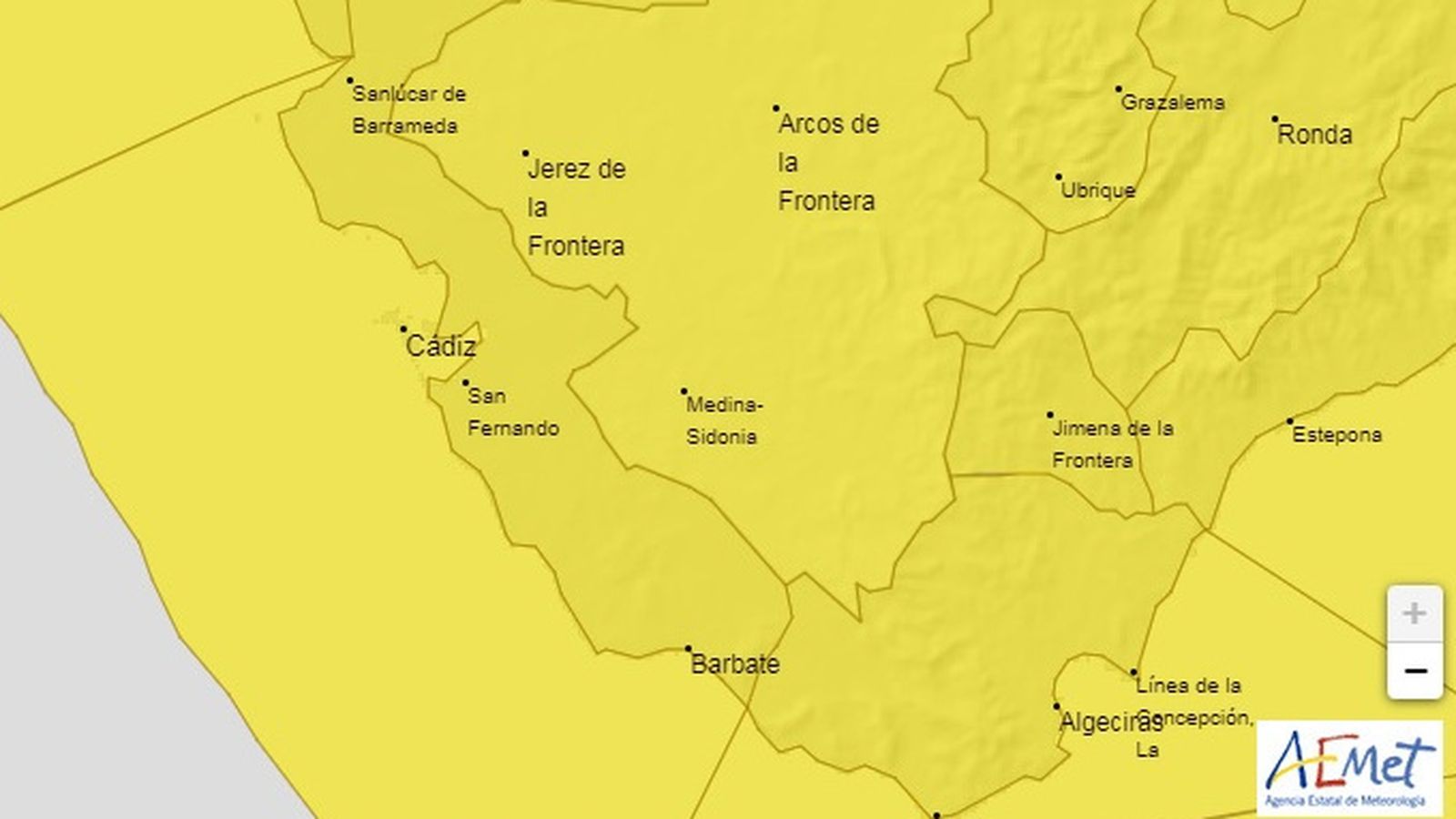 El aviso amarillo cubre toda la provincia y el litoral