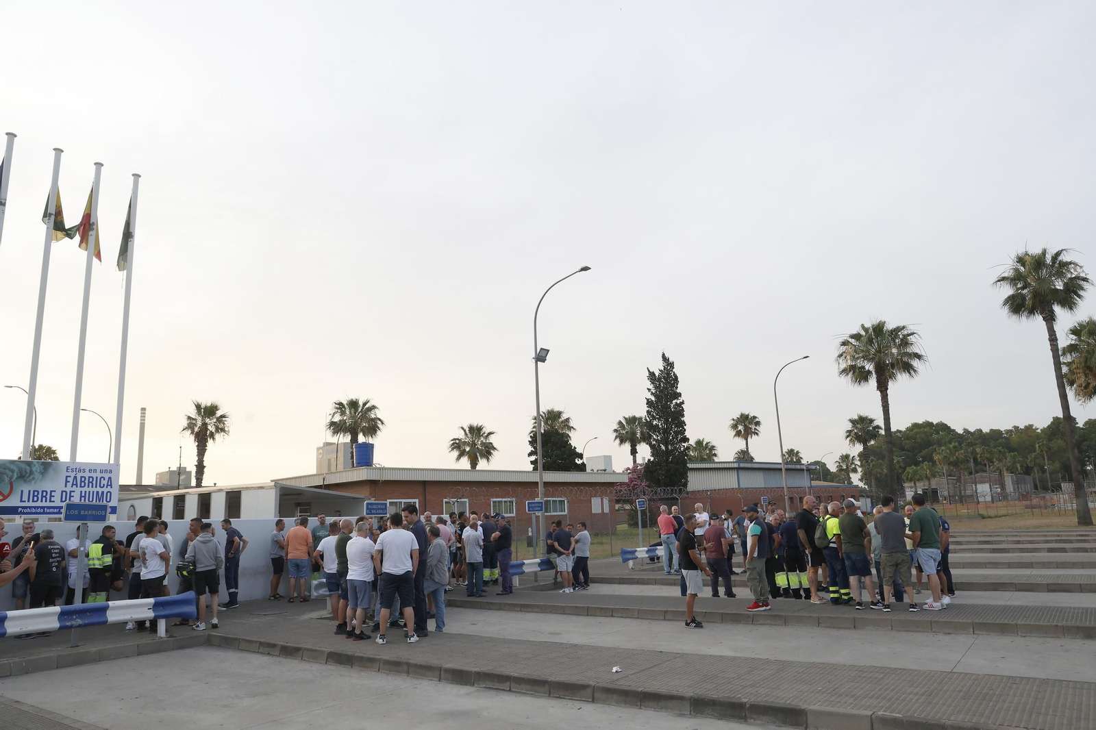 La primera jornada de la huelga del metal en el Campo de Gibraltar, en imágenes