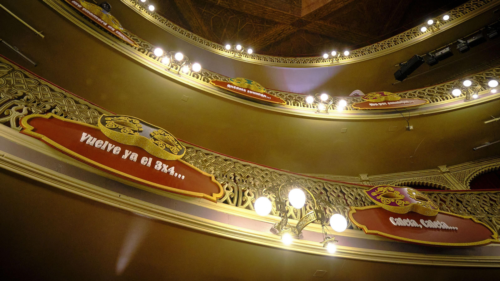 Interior del Gran Teatro Falla.