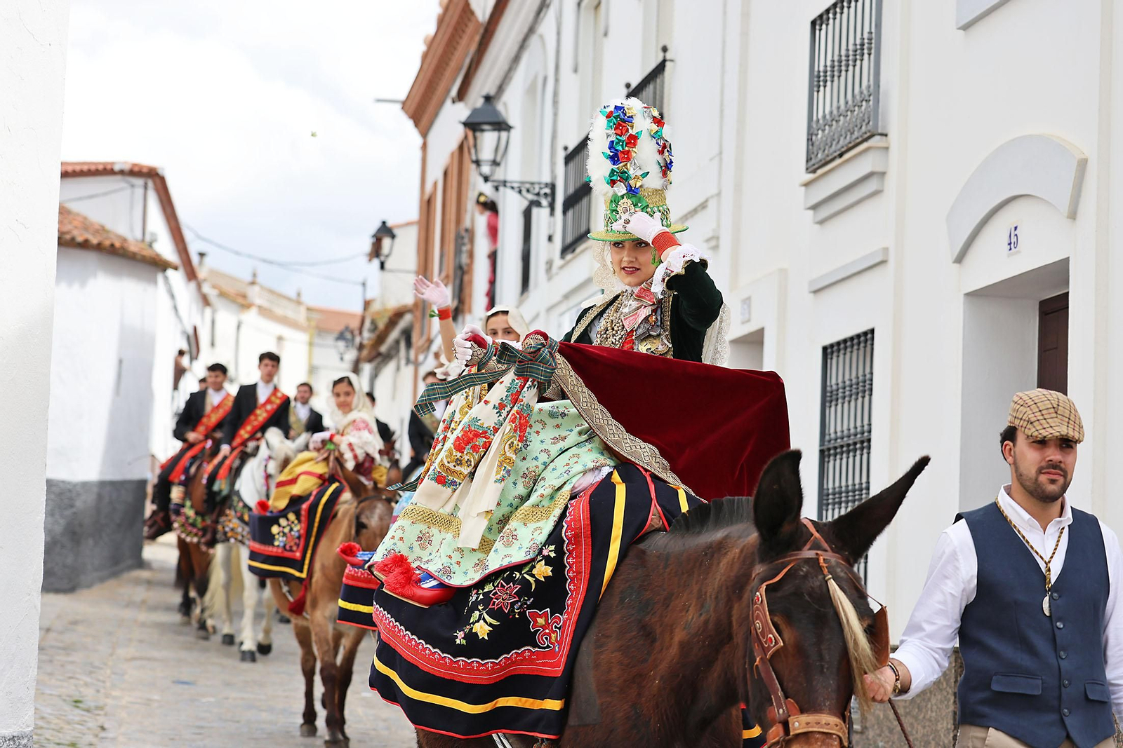 Las imágenes de la romería de San Benito Abad en el Cerro del Andévalo de Huelva