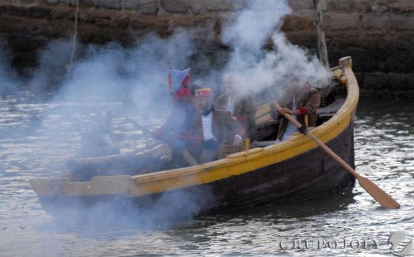 Recreación de la batalla del Portazgo.

Foto: Rioja