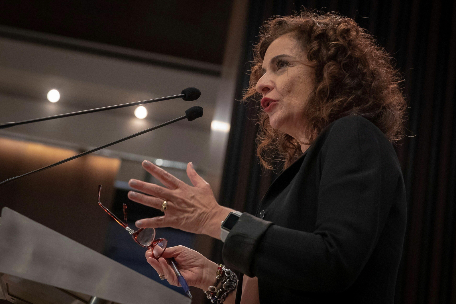 La ministra de Economía, María Jesús Montero, durante una intervención en Sevilla.