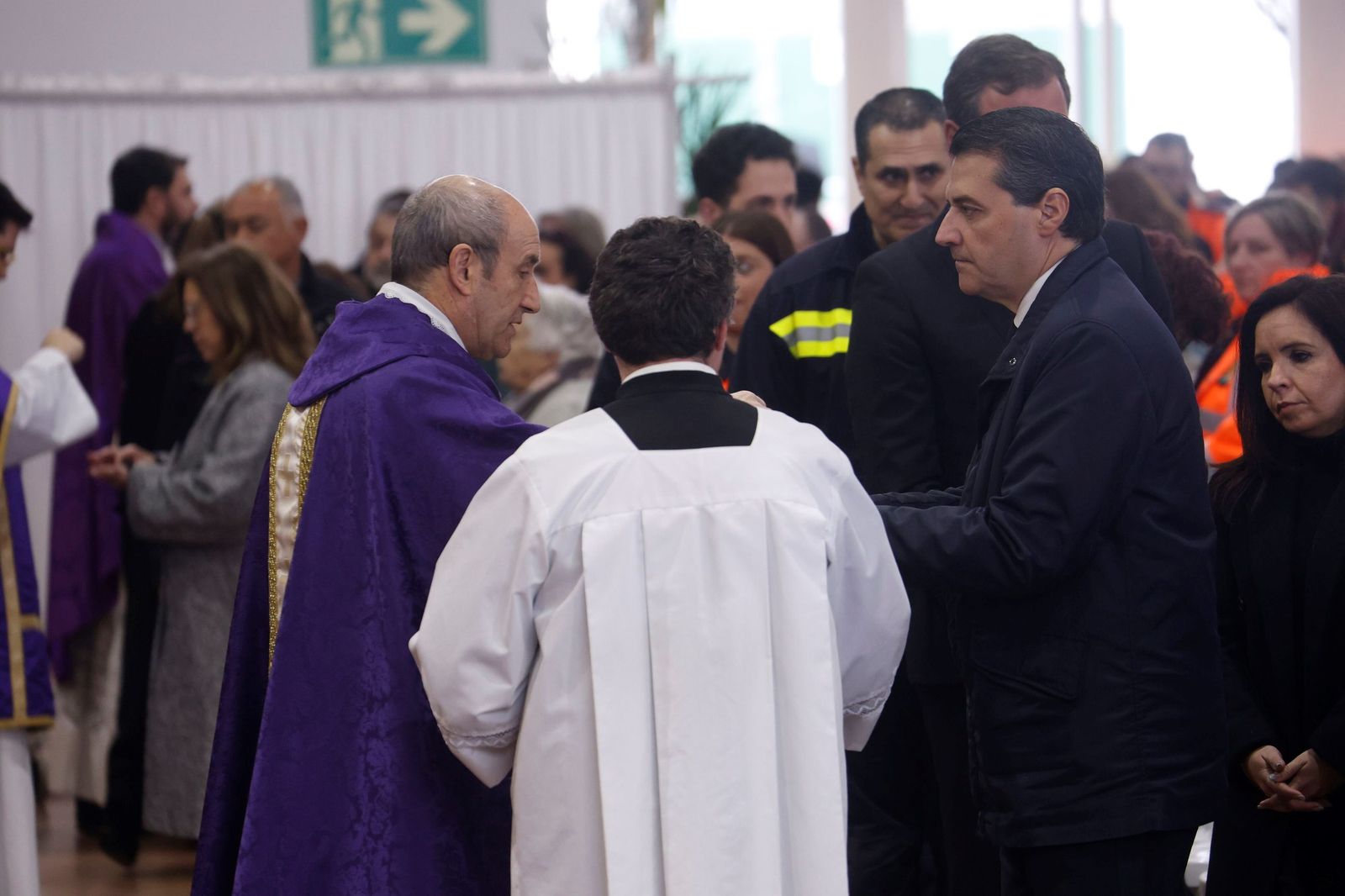 Las imágenes de la misa funeral en Adamuz por las víctimas del accidente de tren
