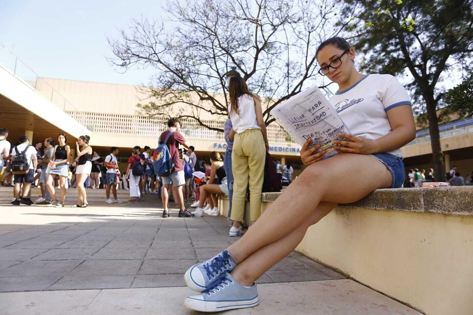 Selectividad 2022 en Málaga, en fotos