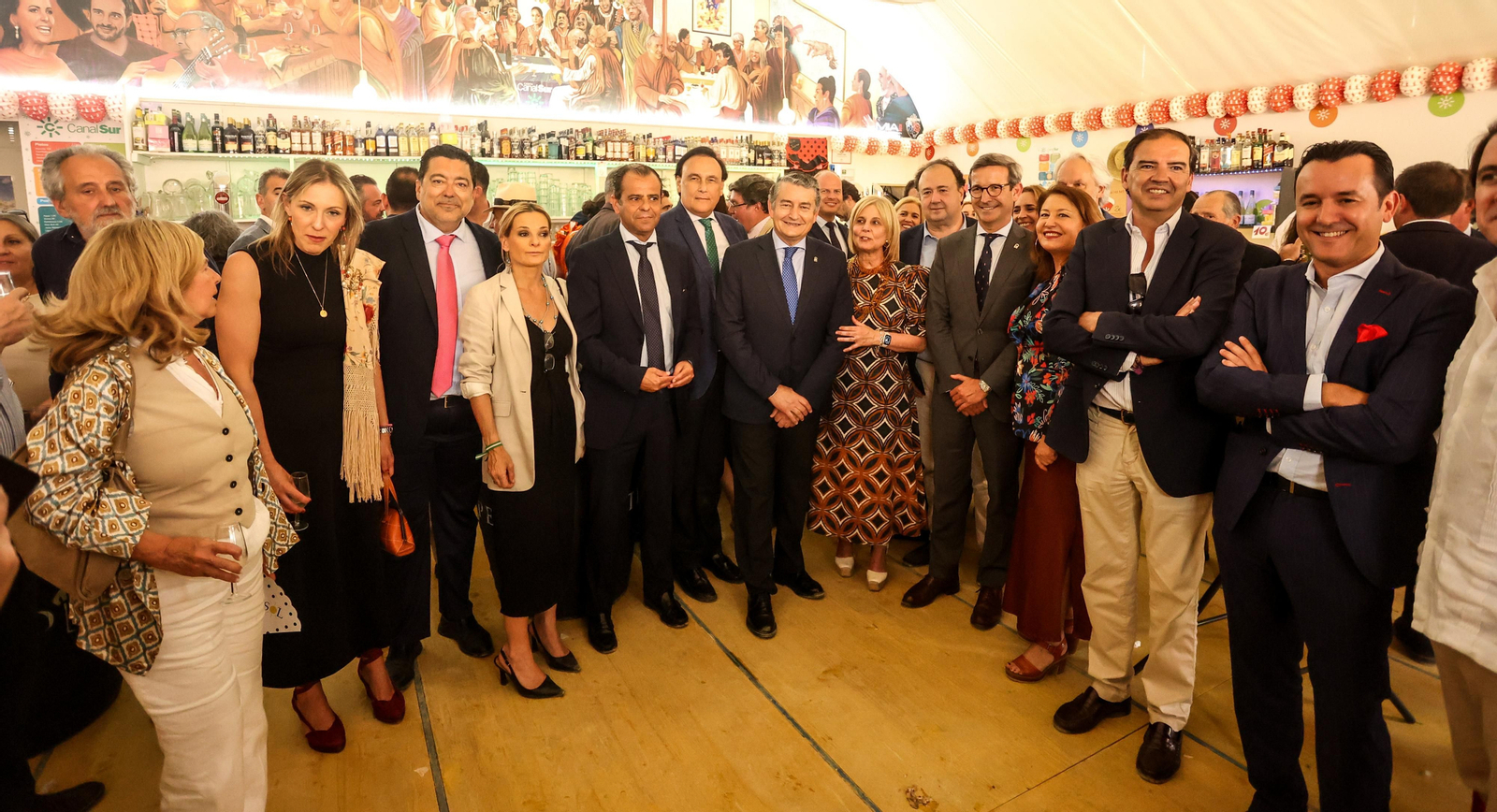 Imágenes de la caseta de Canal Sur en la Feria de Jerez