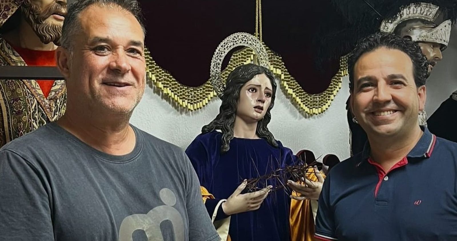 Chema Riquelme e Isidoro Ruiz.