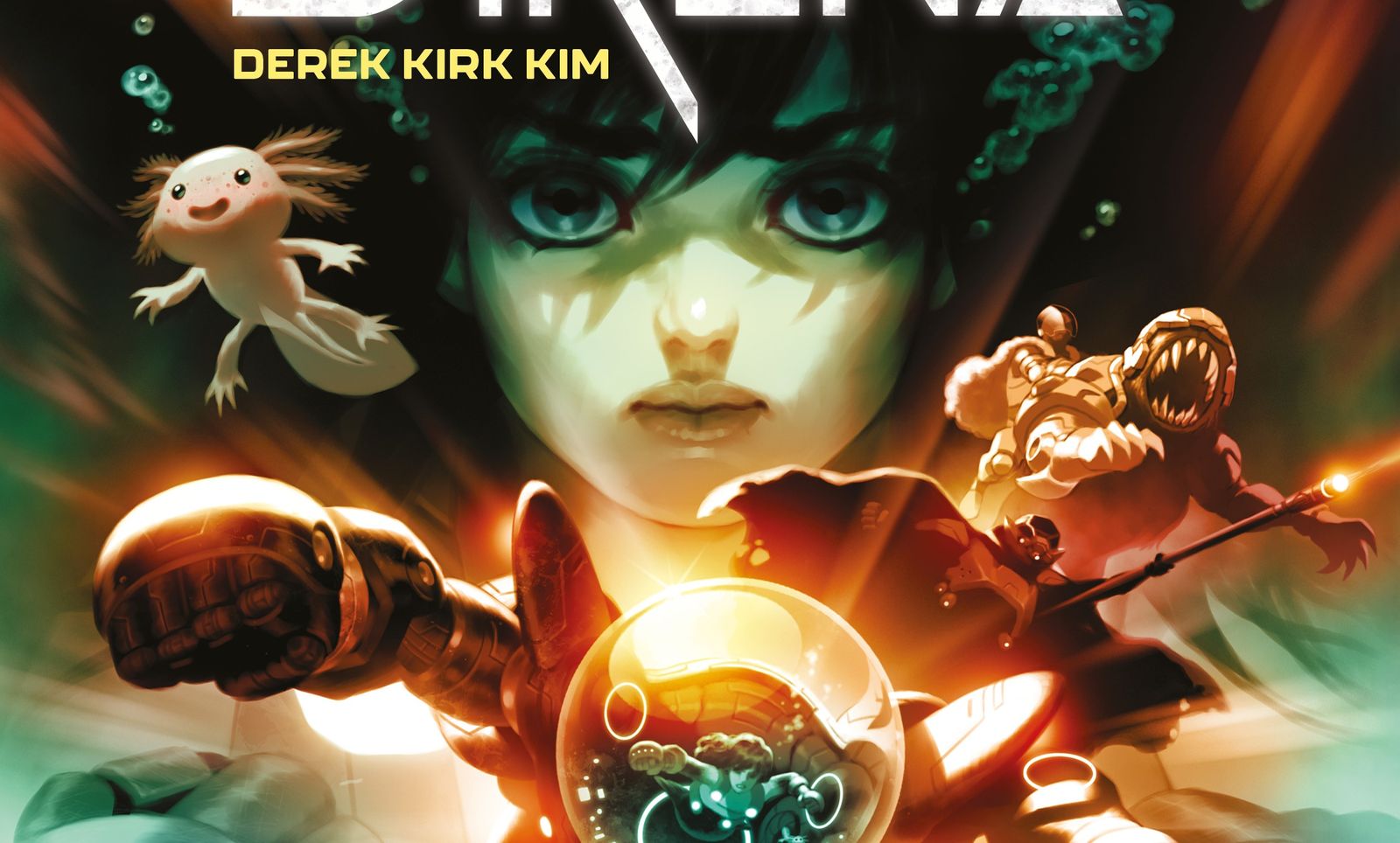 Ilustración de portada del cómic 'La última sirena'.