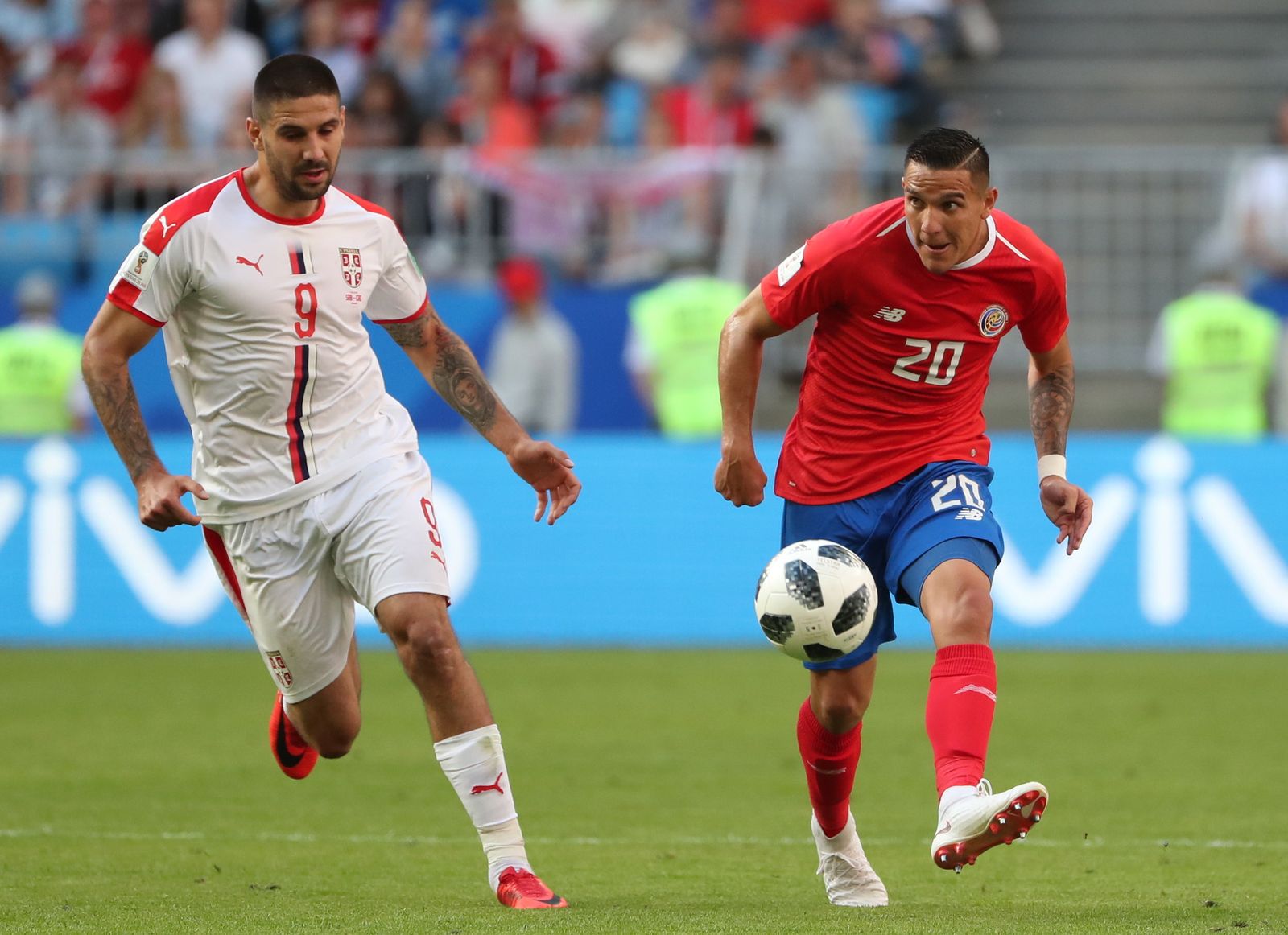 Las imágenes del Costa Rica-Serbia