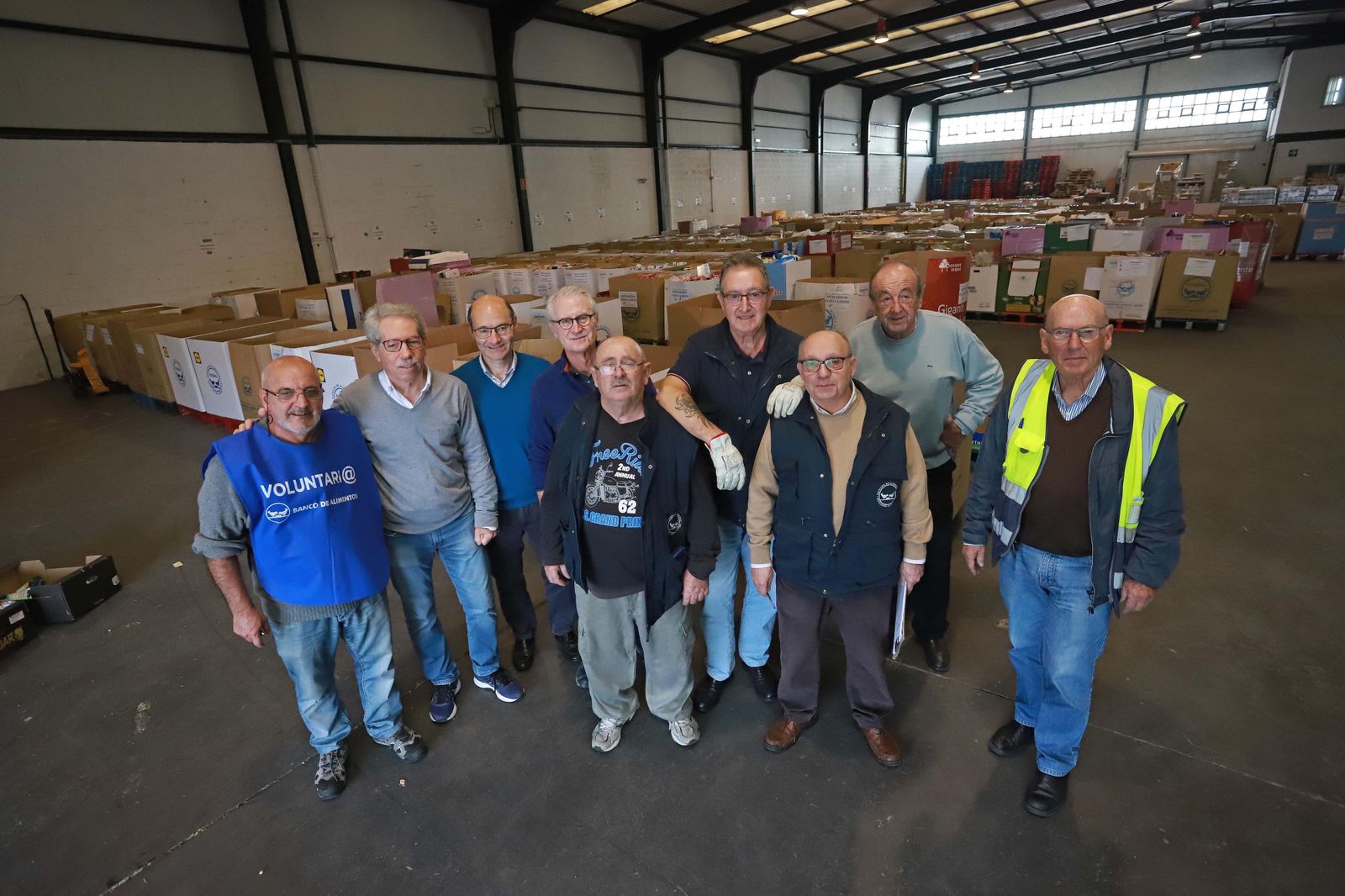 Voluntarios del Banco de Alimentos, el año pasado.